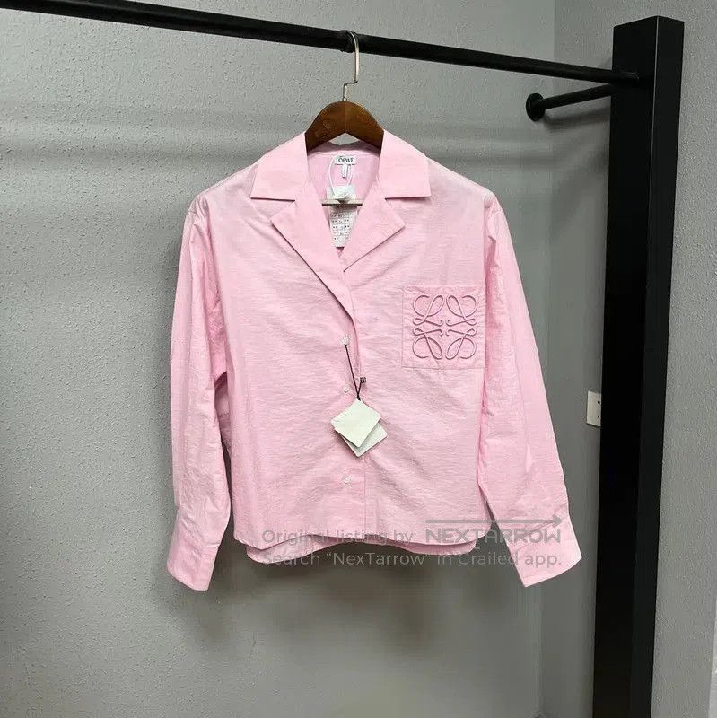 Loewe Loewe Pink Cotton Shirt for Women . Size M / US 6-8 / IT 42-44 - 1 Thumbnail