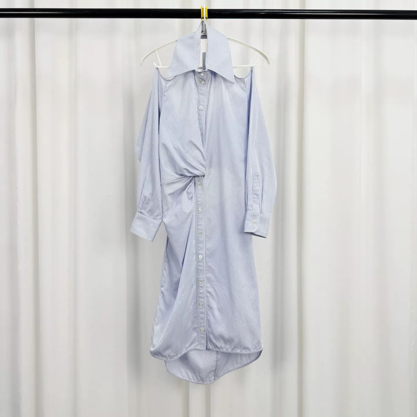 Dior Dior Irregular Stripes Backless Shirt Dress Size XS / US 0-2 / IT 36-38 - 1 Thumbnail