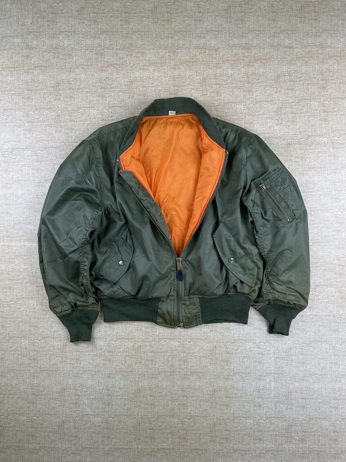 Vintage Alpha Industries Style Type Ma-1 Bomber Jacket