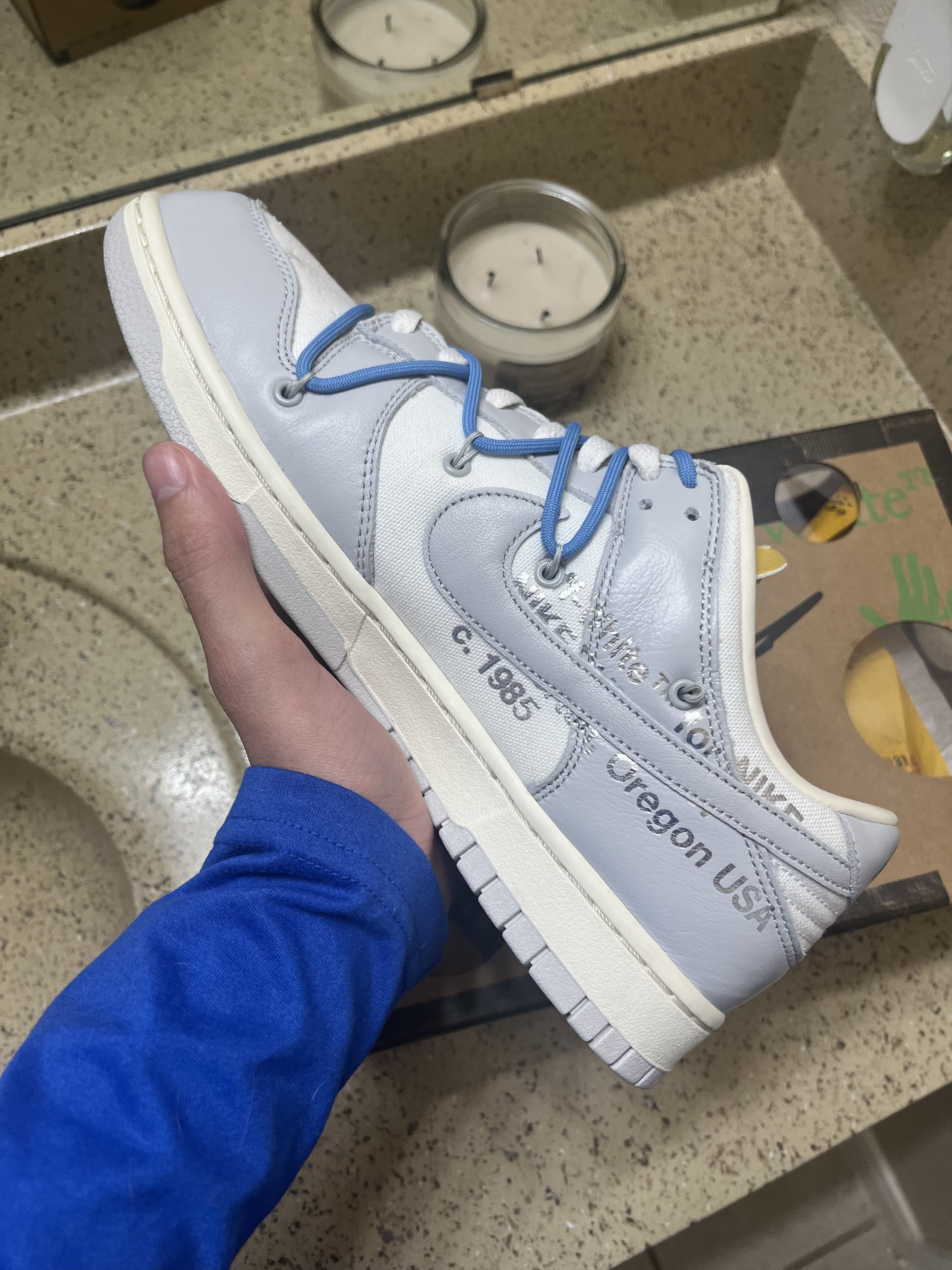 Nike × Off-White Off white nike dunk lot 05 Size US 11 / EU 44 - 4 Thumbnail