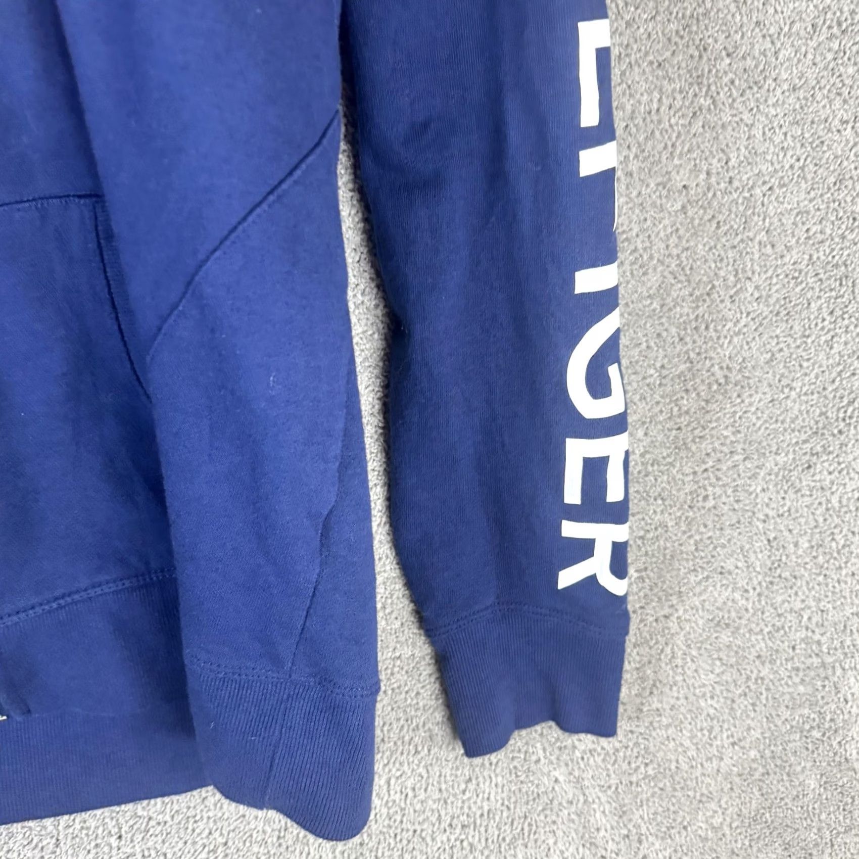 Tommy Hilfiger Tommy Hilfiger Sport Hoodie Womens Large Blue Full Zip Colorblock Logo Size L / US 10 / IT 46 - 3 Thumbnail