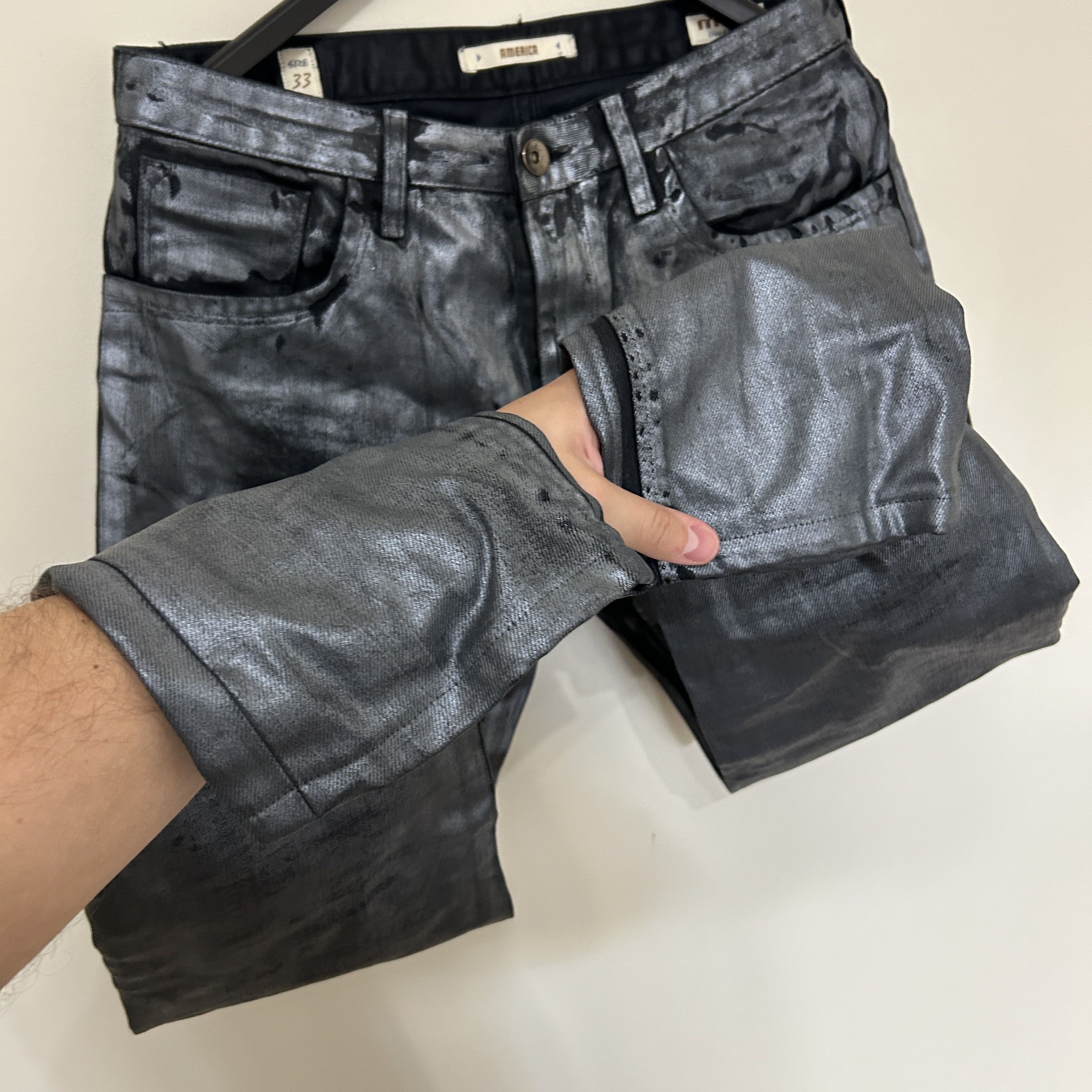 Vintage American Martin Maison Margiela Style jeans y2k streetwear Size US 33 - 4 Thumbnail