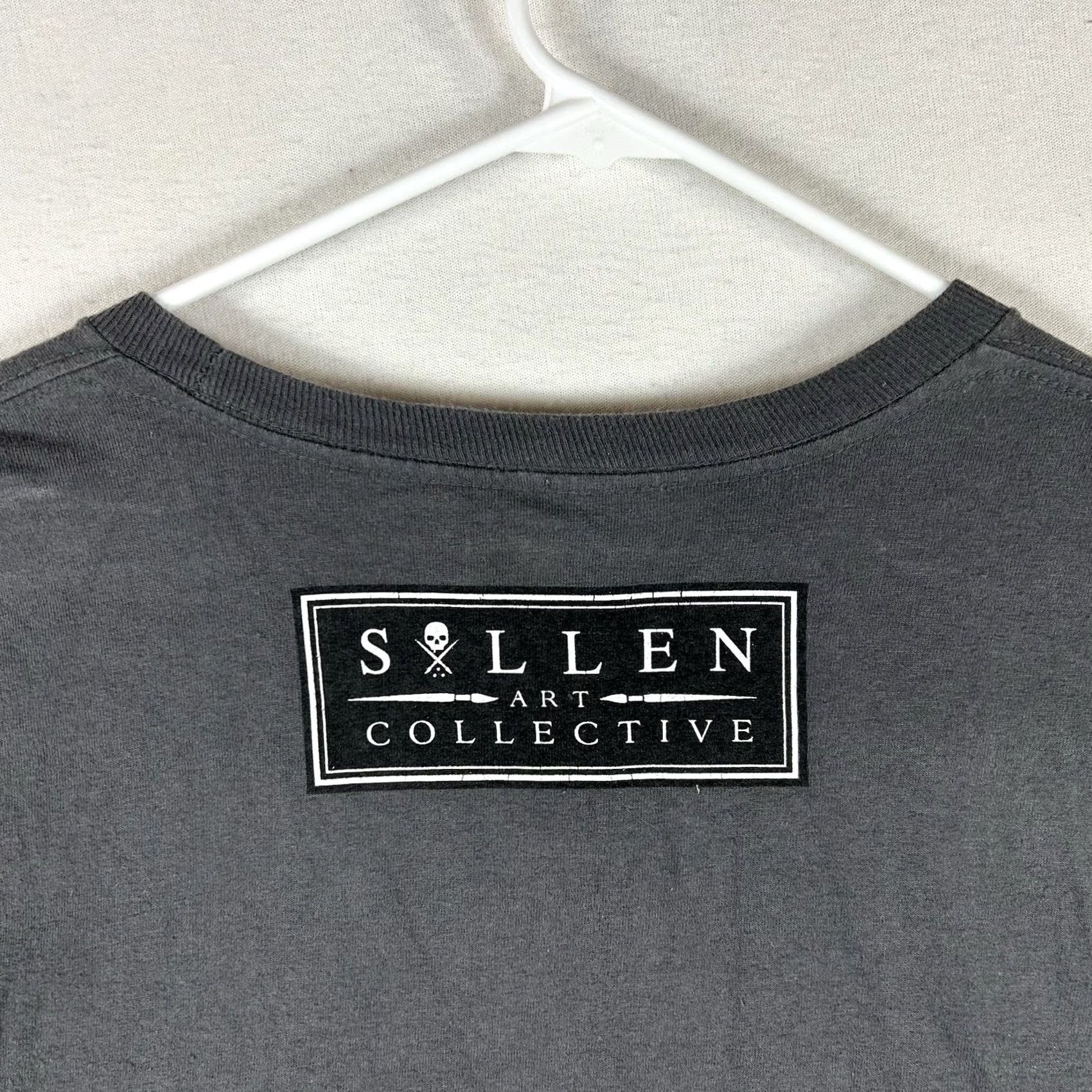 Vintage Sullen Art Collective T-Shirt Mens XL Short Sleeve Gray Kraken Skull Graphic Tee Size US XL / EU 56 / 4 - 6 Thumbnail