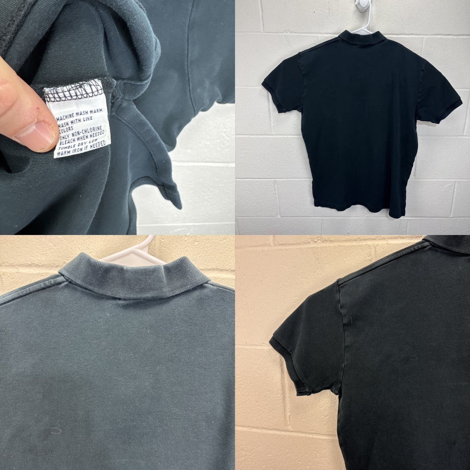 Polo Ralph Lauren VINTAGE Polo Ralph Lauren Polo Shirt Men’s M Black Red Pony Short Sleeve Size US M / EU 48-50 / 2 - 8 Thumbnail