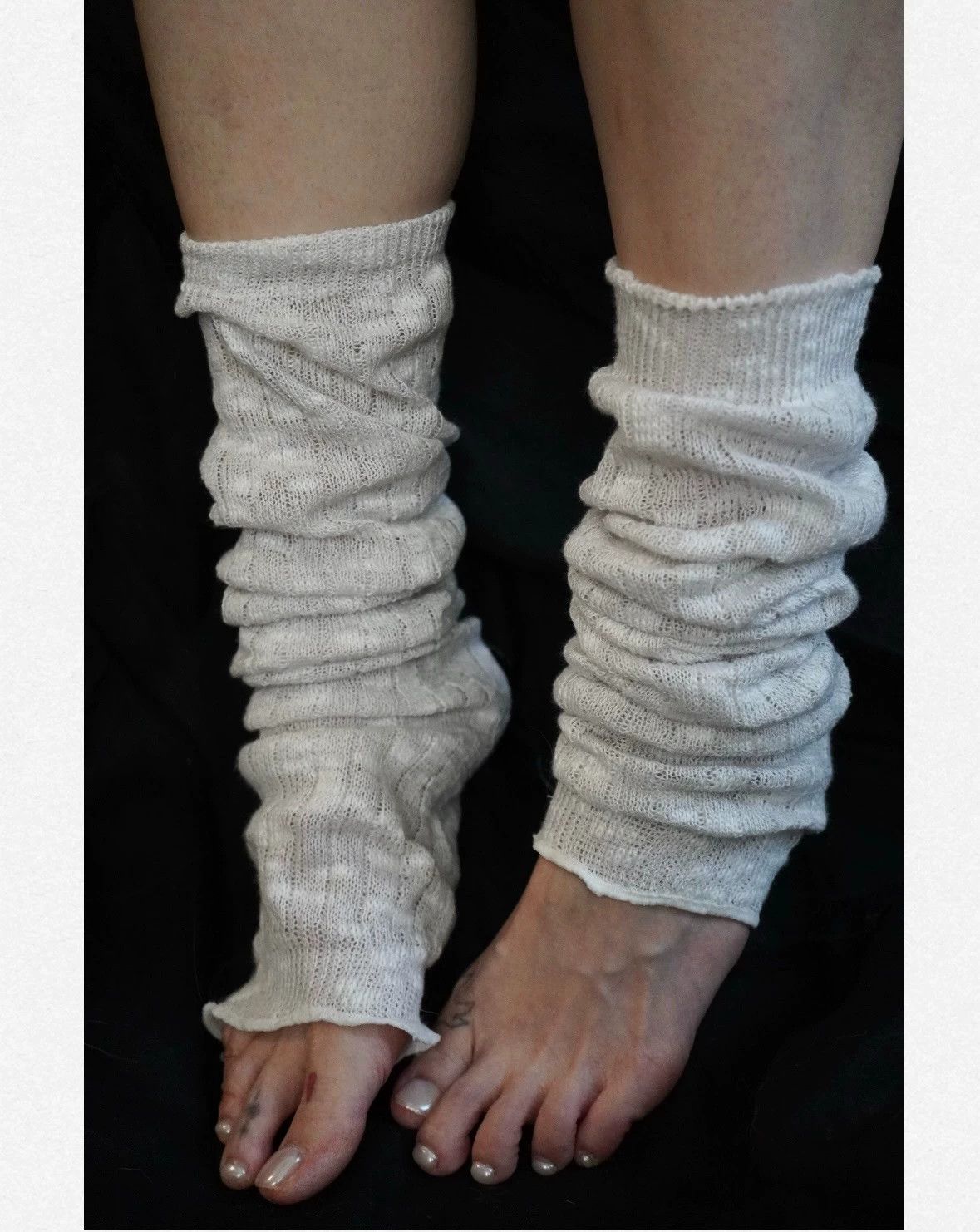 Other Japanese Handmade 100% Linen Arm Warmers/Socks Y2K Size ONE SIZE - 1 Thumbnail