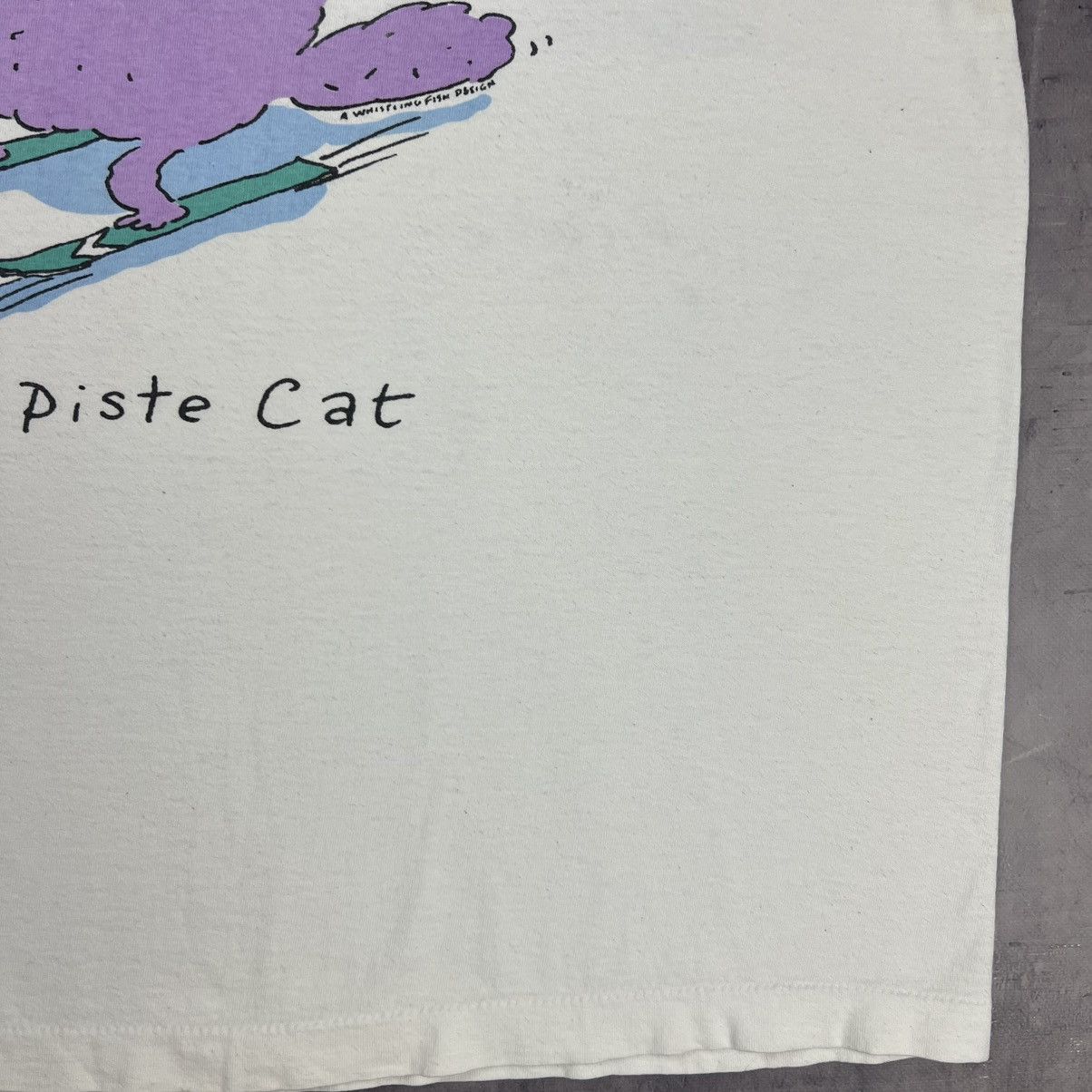 Designer Rare! Trevor Dunton Off Piste Cat Vintage Big Logo Tee 1996 Size US XL / EU 56 / 4 - 12 Thumbnail
