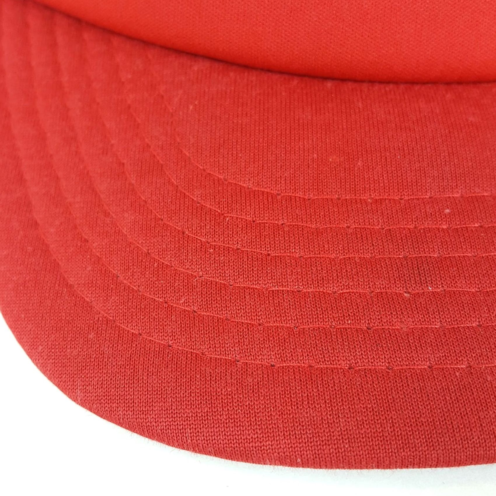 Vintage VINTAGE San Sun 80s Permatile Concrete Pipe Trucker Hat Foam Snapback Adjustable Retro Cap Hat Mens Red Size ONE SIZE - 7 Thumbnail