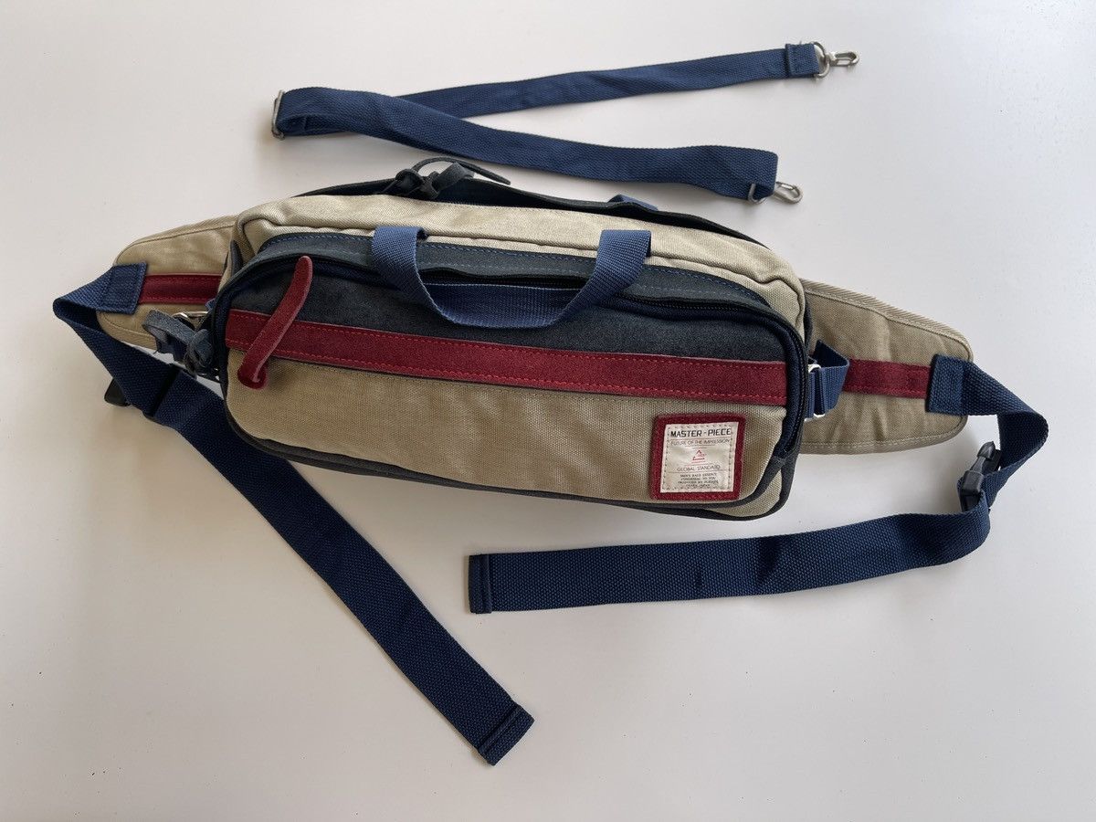 MasterPiece Masterpiece Japan Pouch Bag (Suede Leather + Canvas) Size ONE SIZE - 15 Thumbnail