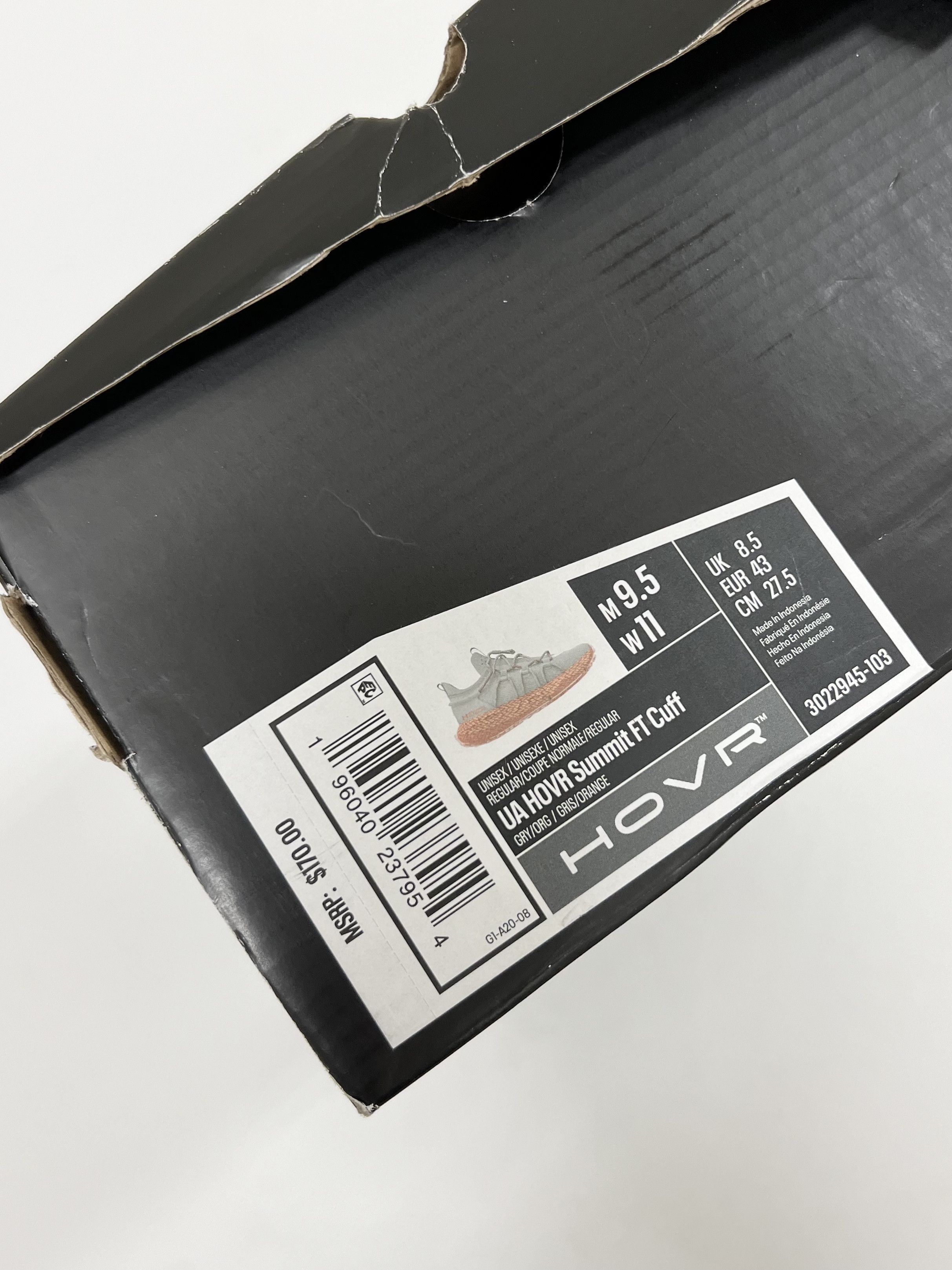 Under Armour Under Armour HOVR Summit FT Cuff Fog Orange Tropic Men's 9.5 Size US 9.5 / EU 42-43 - 13 Thumbnail