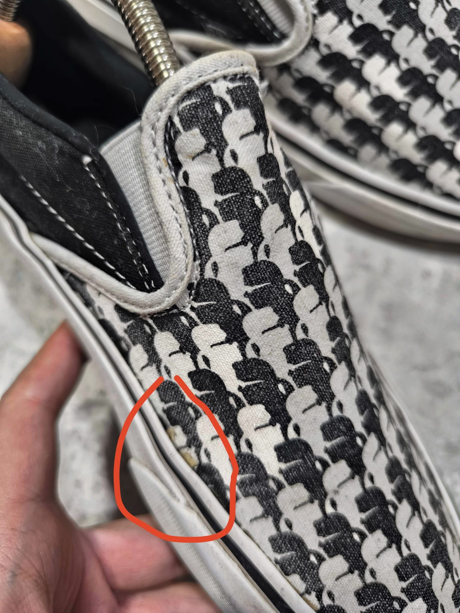 Vans checkered vans x karl lagerfeld sneakers 2017 Size US 7.5 / EU 40-41 - 4 Thumbnail
