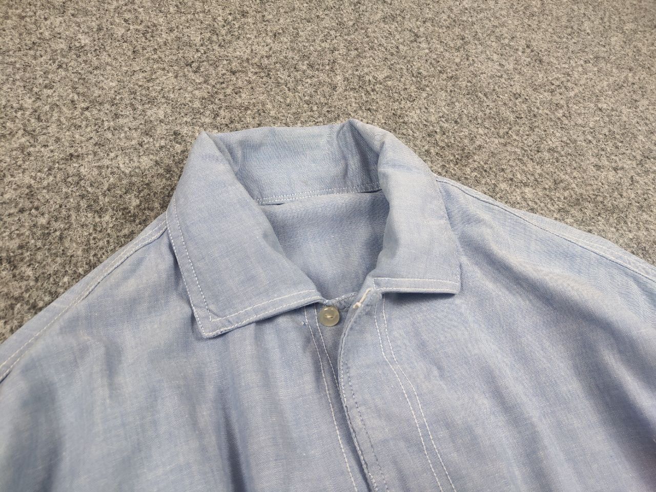 Vintage Vintage 60s-70s French Painter Two pocket Jacket Chore Shirt Size US M / EU 48-50 / 2 - 9 Thumbnail