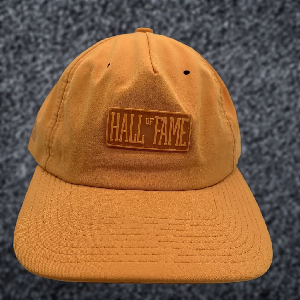 Logo 7 Hall of Fame Hat Mens Orange One Size Adjustable Strap Back Logo 2nd Sucks Baseball Cap Size ONE SIZE - 1 Thumbnail