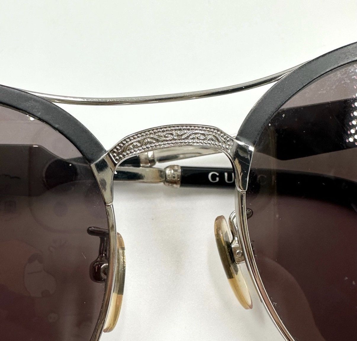 Gucci Gucci/Round Half-Frame Sunglasses K12 Size ONE SIZE - 8 Thumbnail