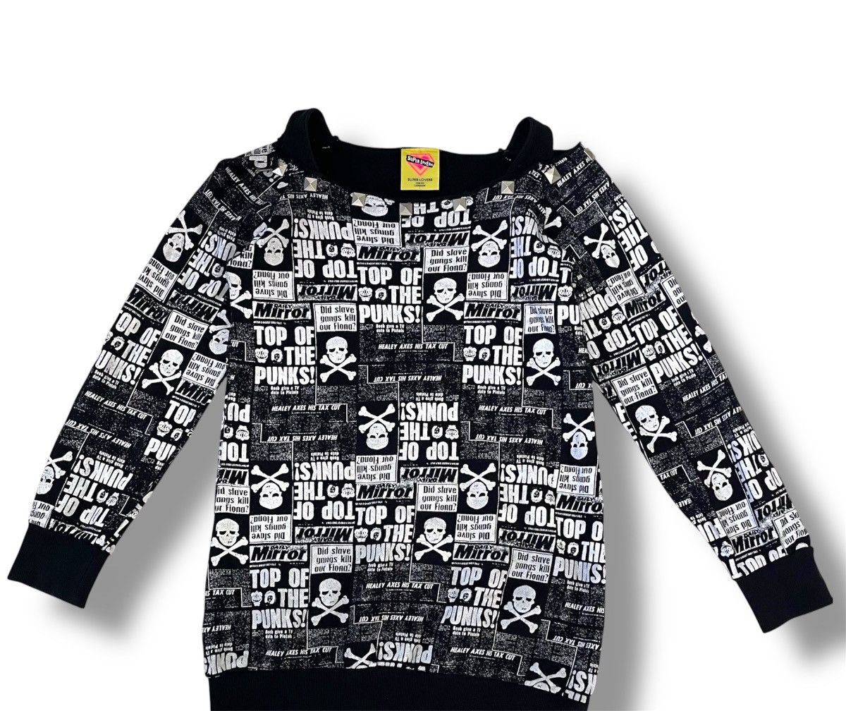 Super Lovers RARE🔥SUPER LOVERS PUNK ROCK FULLPRINT SWEASHIRT Size US M / EU 48-50 / 2 - 1 Thumbnail