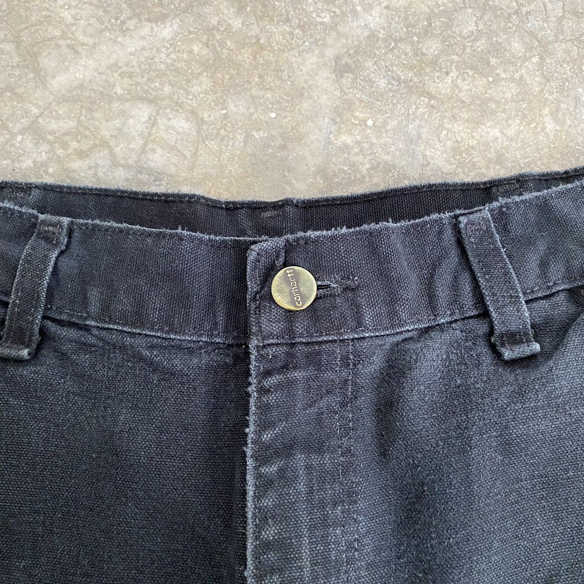 Carhartt Vintage Carhartt Faded Black Ripped Carpenter Work Pants Size US 32 / EU 48 - 10 Thumbnail