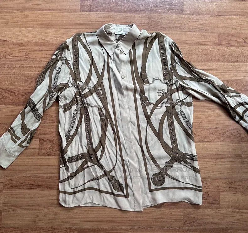 Hermes Hermes Silk Shirt Size XXS / US 00 / IT 34 - 1 Thumbnail