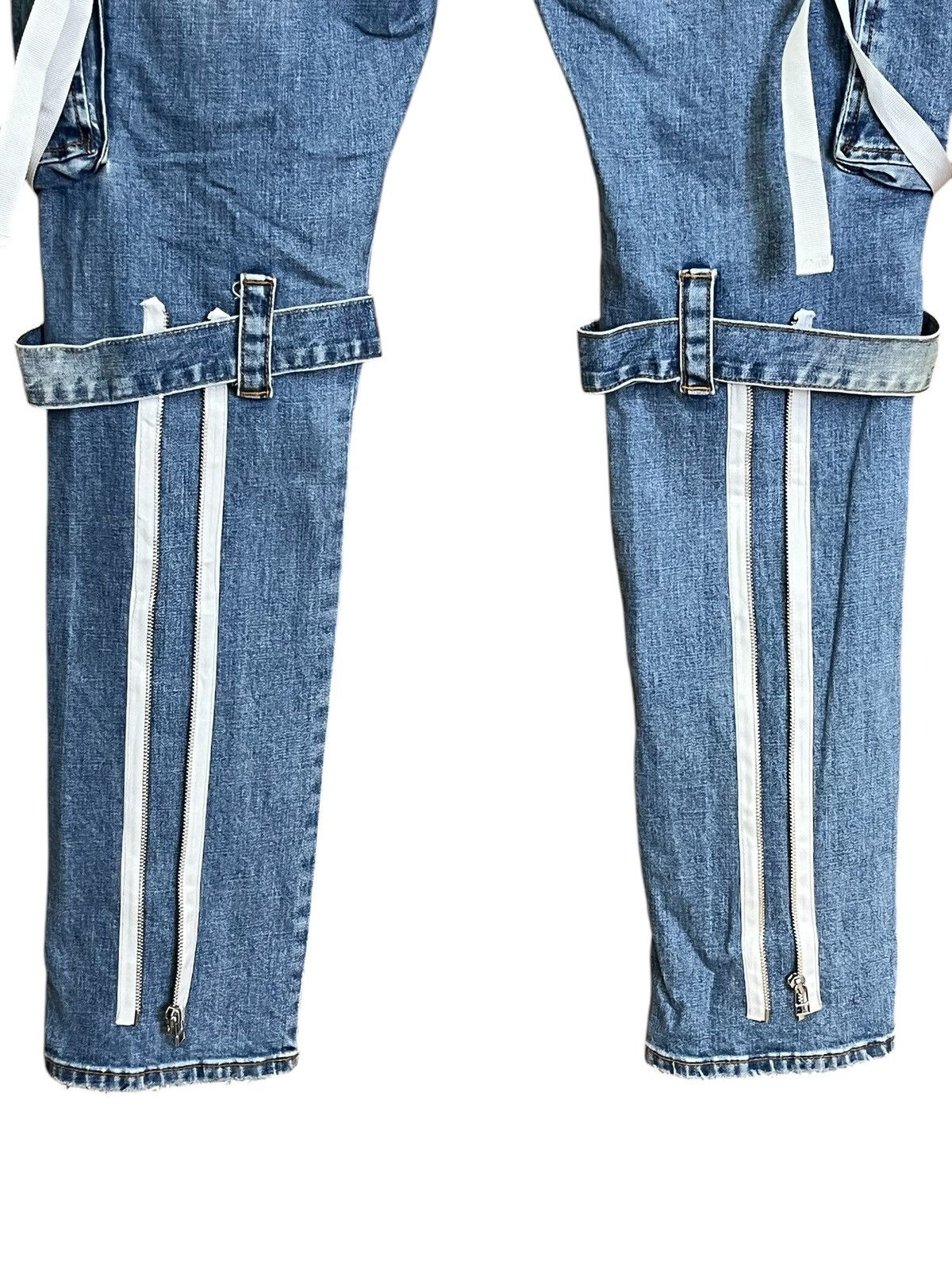 Cult Of Individuality JAPANESE CULT OF INDIVIDUALITY ROCKER CARGO BONDAGE JEANS Size US 39 - 8 Thumbnail