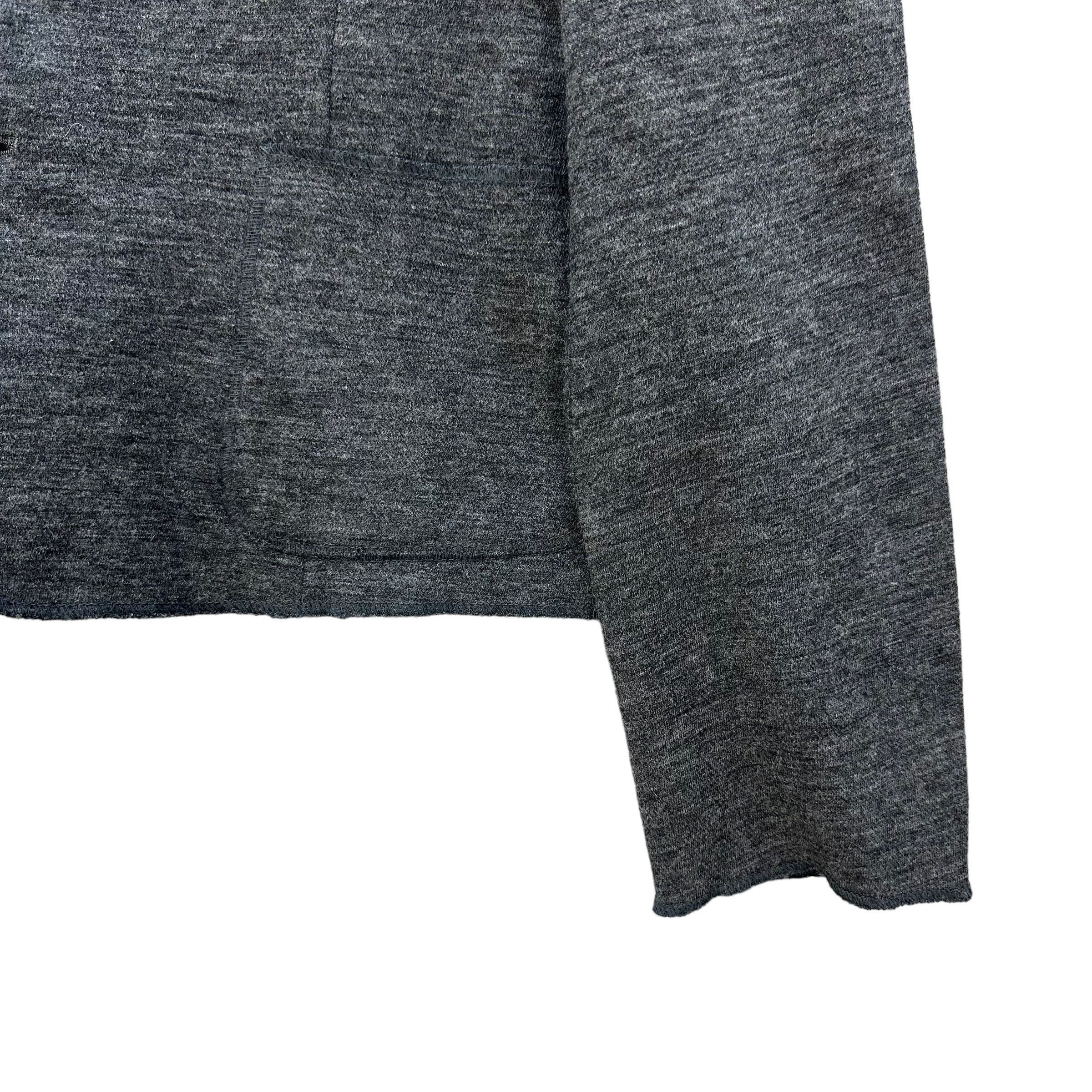 Yohji Yamamoto Y's DOUBLE COLLAR WOOL CROP JACKET / CARDIGAN #8810-028 Size M / US 6-8 / IT 42-44 - 5 Thumbnail