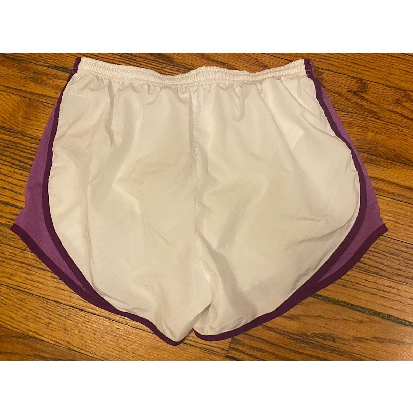 Nike Nike Dri Fit Running Shorts Women’s Small White Purple Size 28" / US 6 / IT 42 - 5 Thumbnail