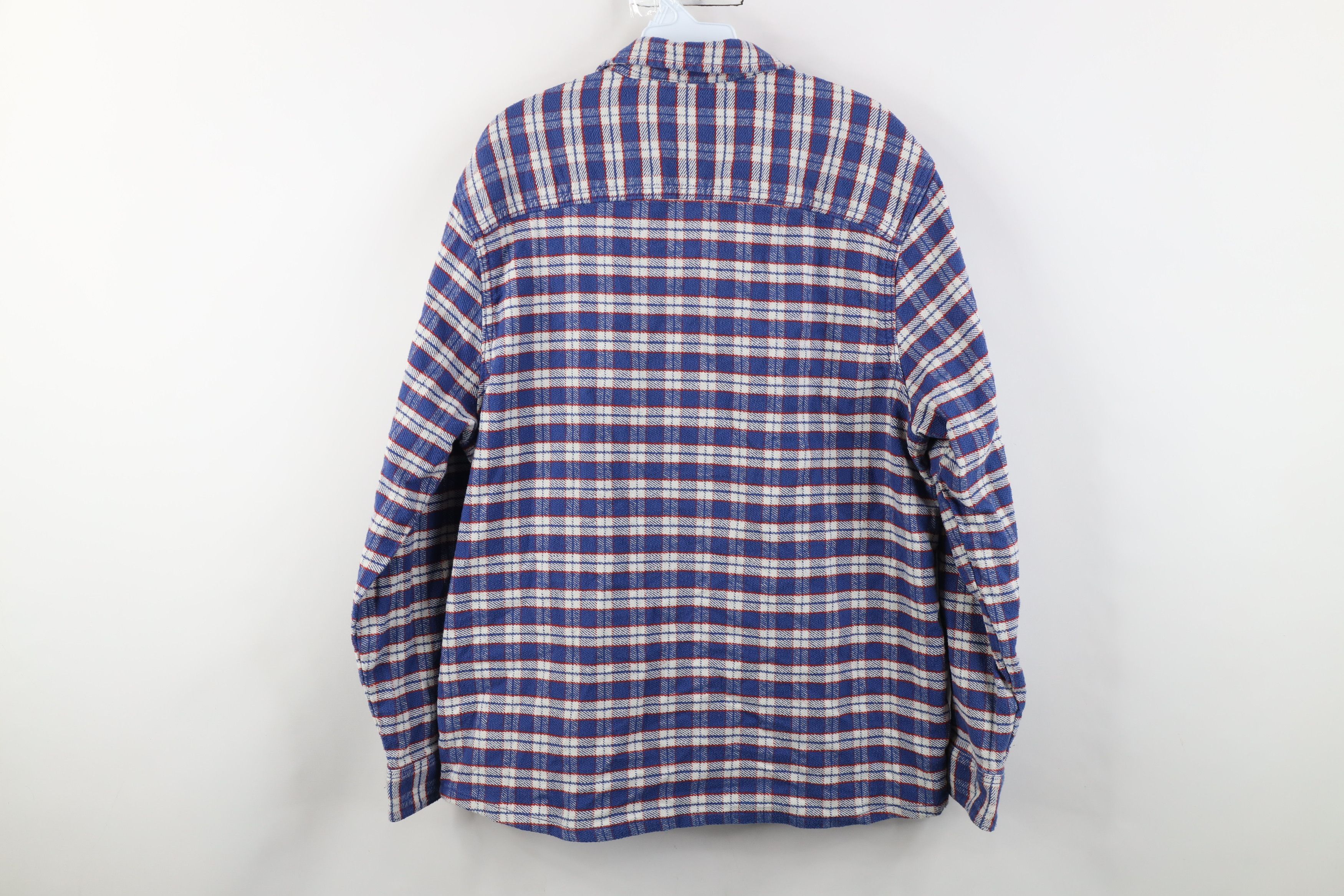 Lee Vintage 90s Y2K Lee Workwear Flannel Shirt Jacket Plaid Size US L / EU 52-54 / 3 - 13 Thumbnail