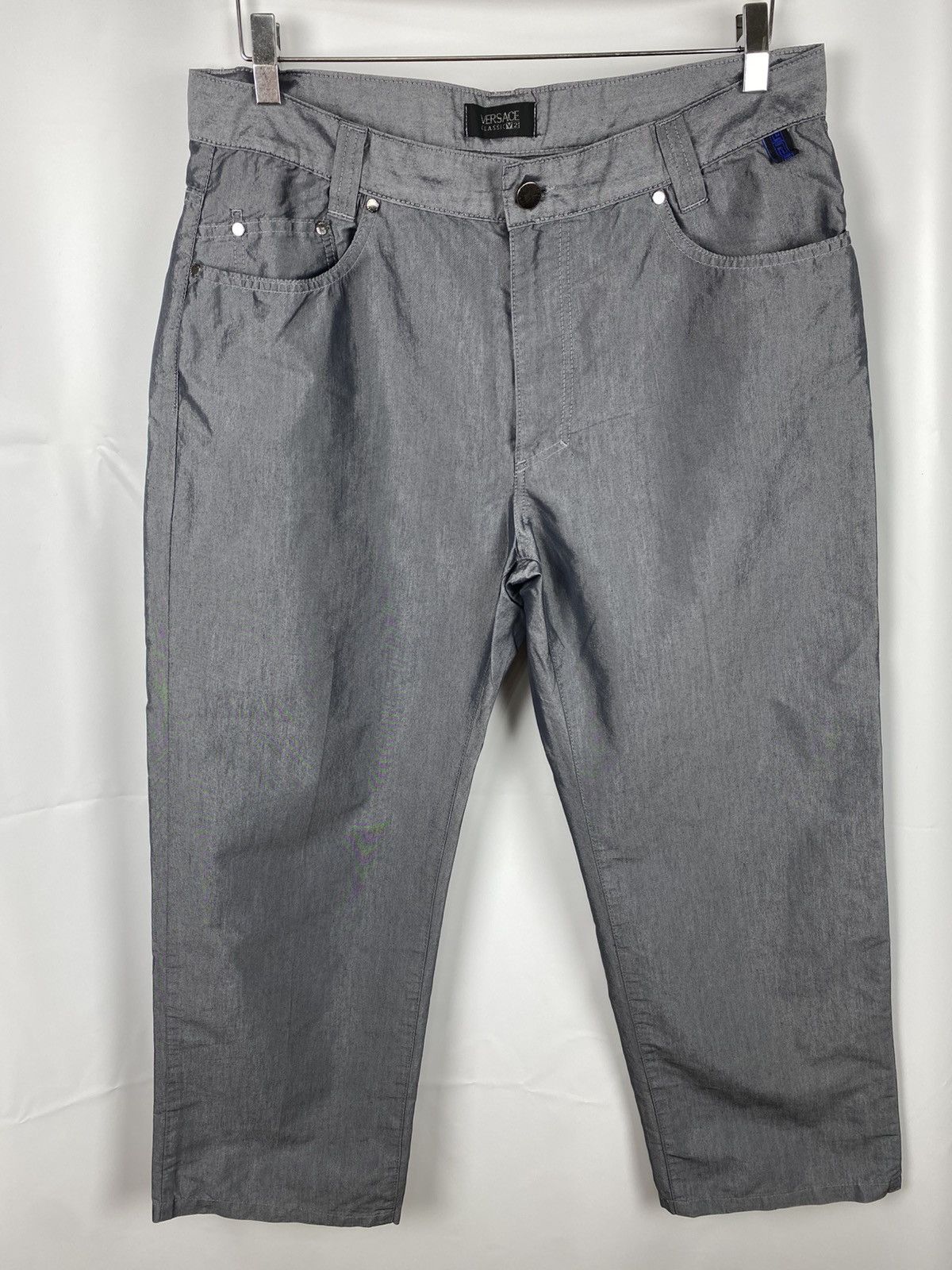 Versace Versace V2 Vintage Shimmer Pants Men size 36 Size US 36 / EU 52 - 1 Thumbnail