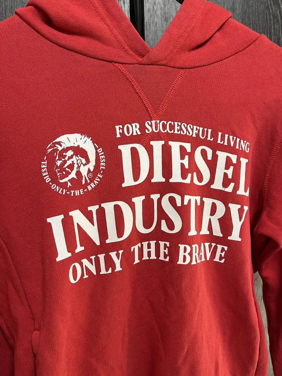 Diesel DIESEL VINTAGE BIG LOGO HOODIE Size US XS / EU 42 / 0 - 2 Thumbnail