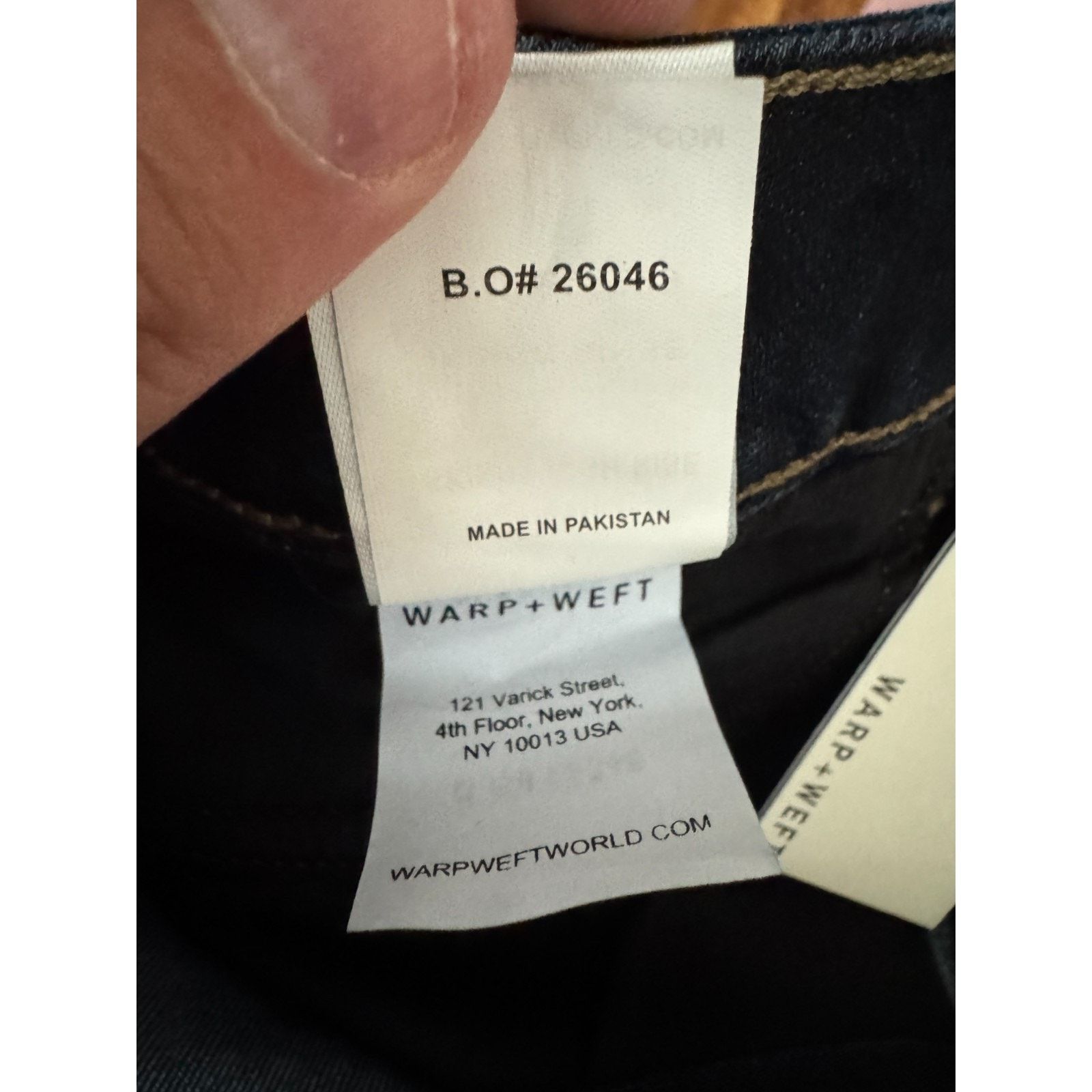 Warpweft Company Warp + Weft 8/29 Skinny High Rise Jeans Indigo Stretch Size 30" / US 8 / IT 44 - 13 Thumbnail