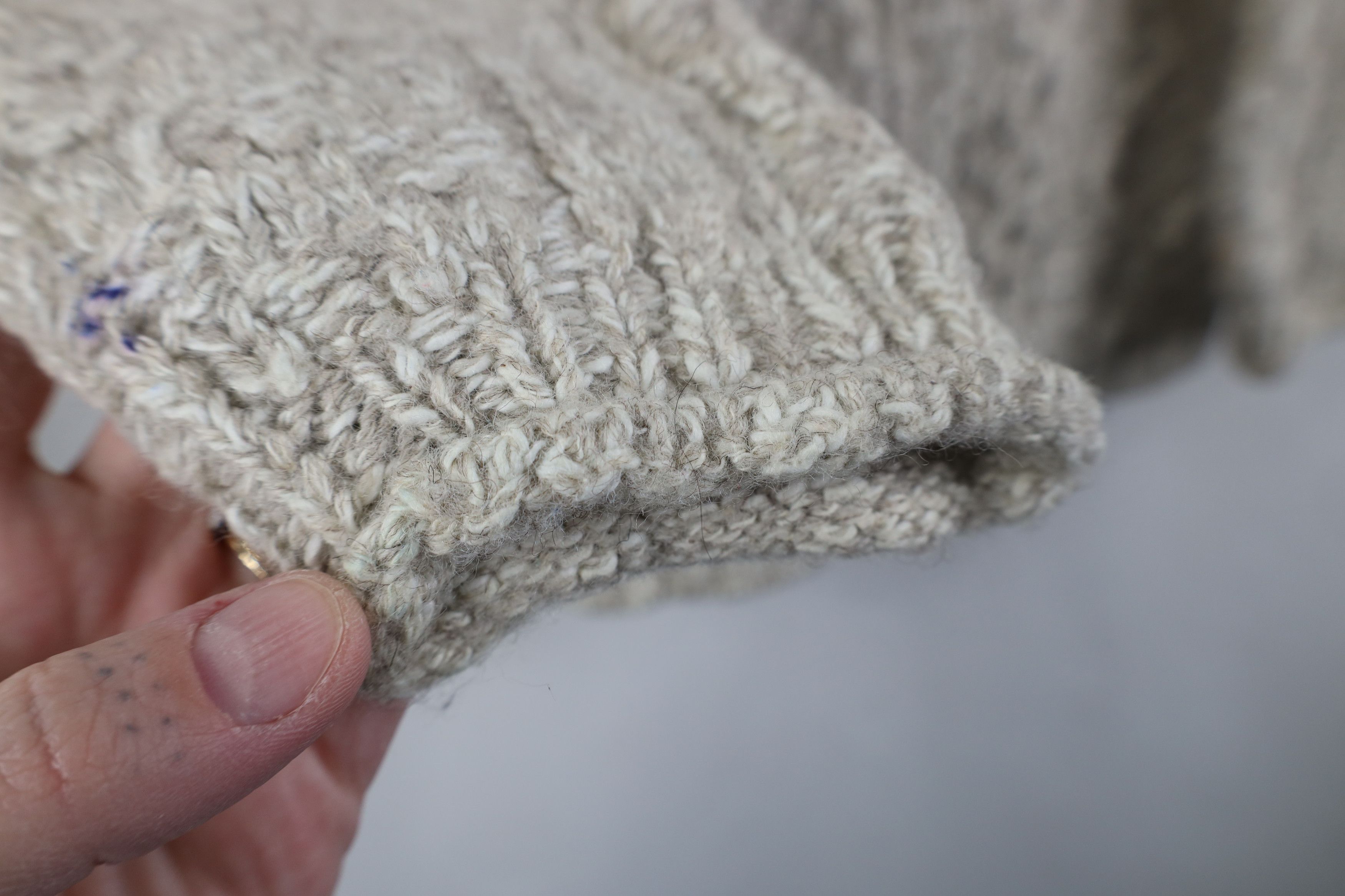 Vintage Vintage 90s Streetwear Wool Chunky Fisherman Knit Sweater Size M / US 6-8 / IT 42-44 - 6 Thumbnail