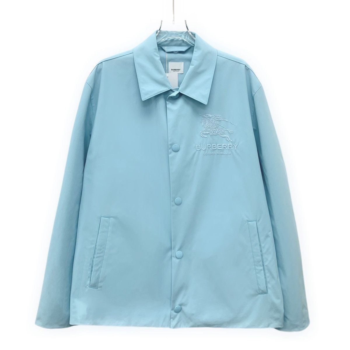 Burberry Burberry Sky Blue Knight Embroidered Jacket K26WX Size M / US 6-8 / IT 42-44 - 1 Thumbnail