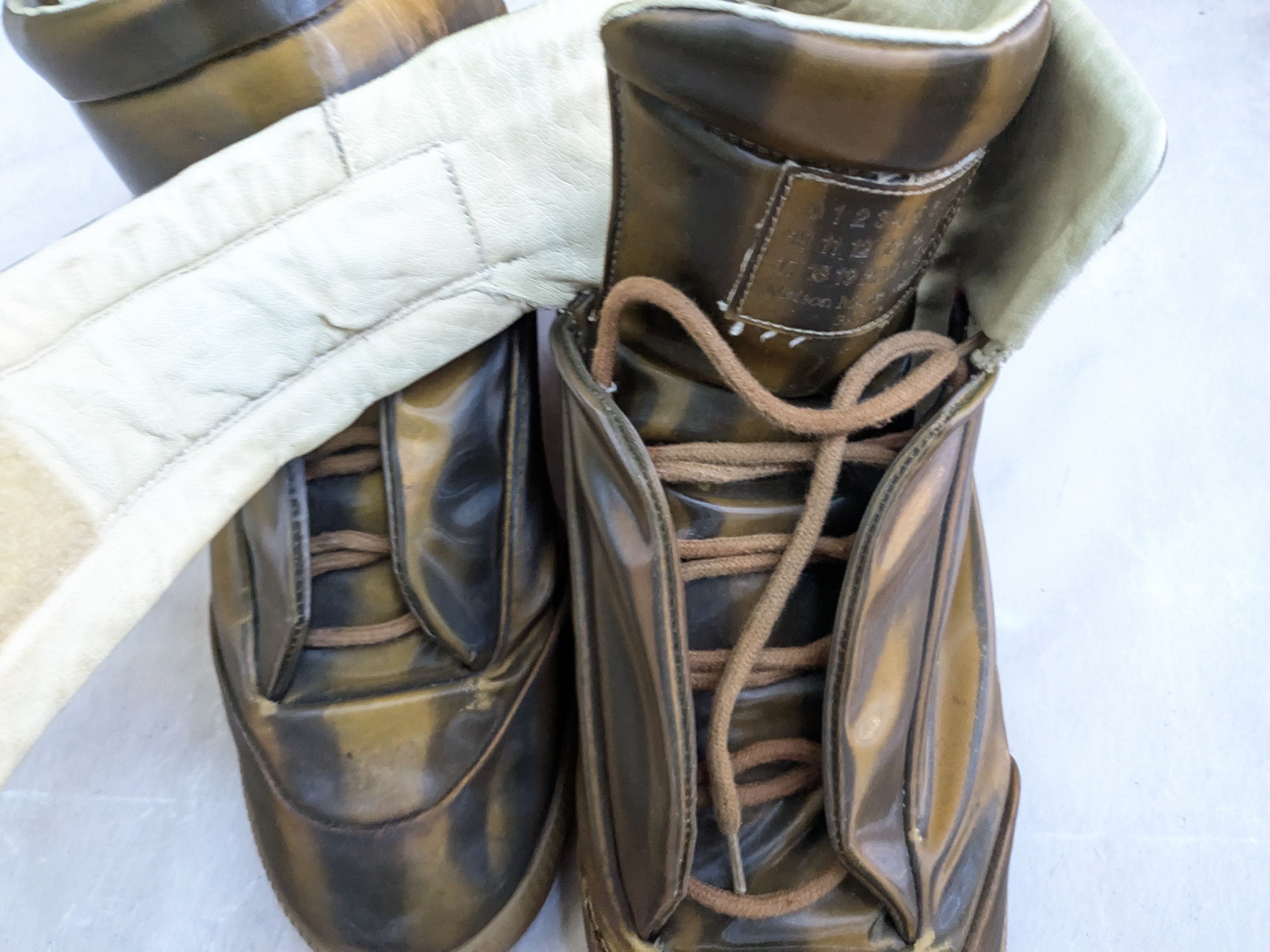 Maison Margiela Maison Margiela Future Gold 13 46 High Tops Size US 13 / EU 46 - 8 Thumbnail