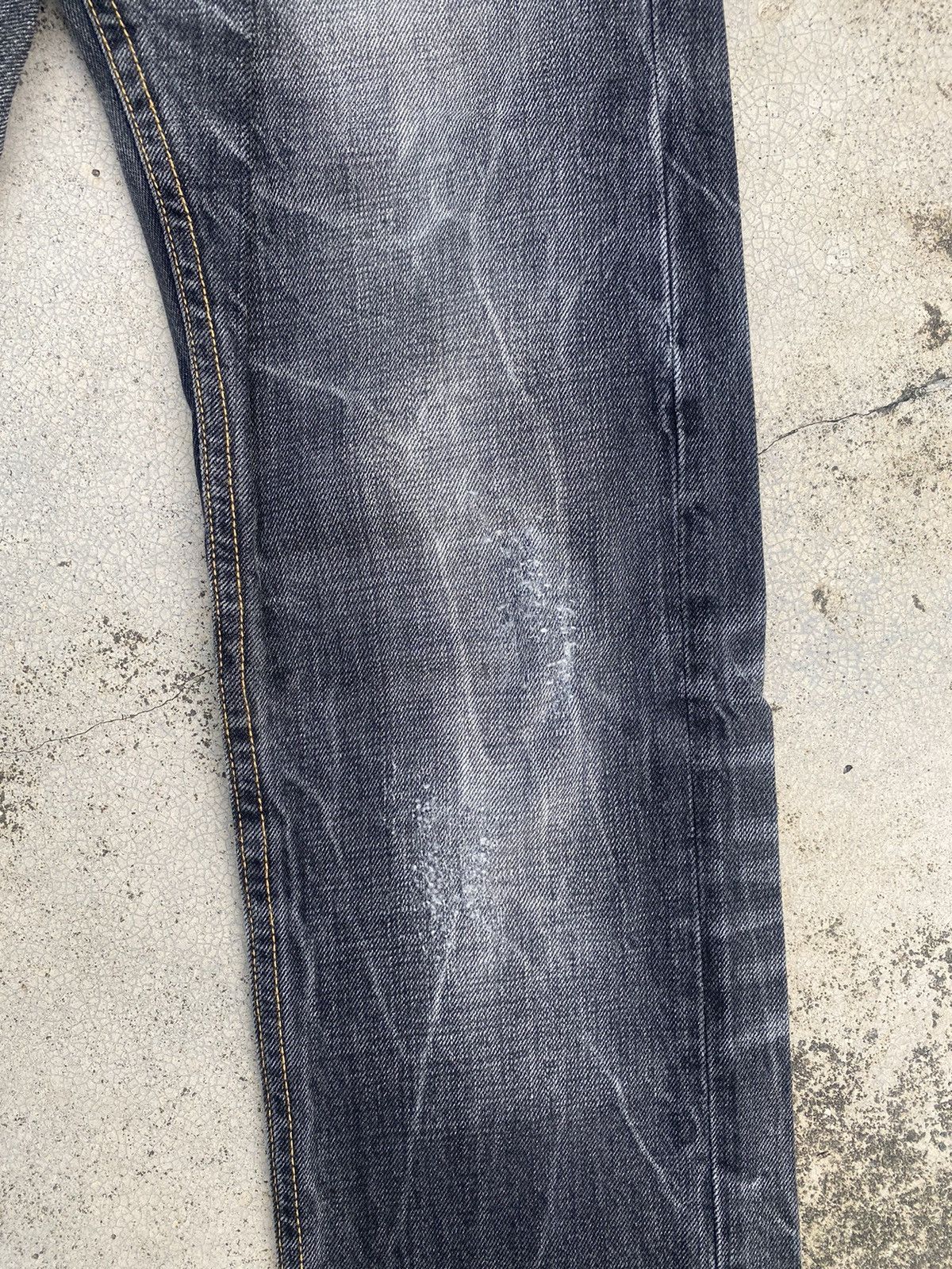 If Six Was Nine Japanese Brand Semantic Clawmark Straightcut Denim Jeans Size US 31 - 8 Thumbnail