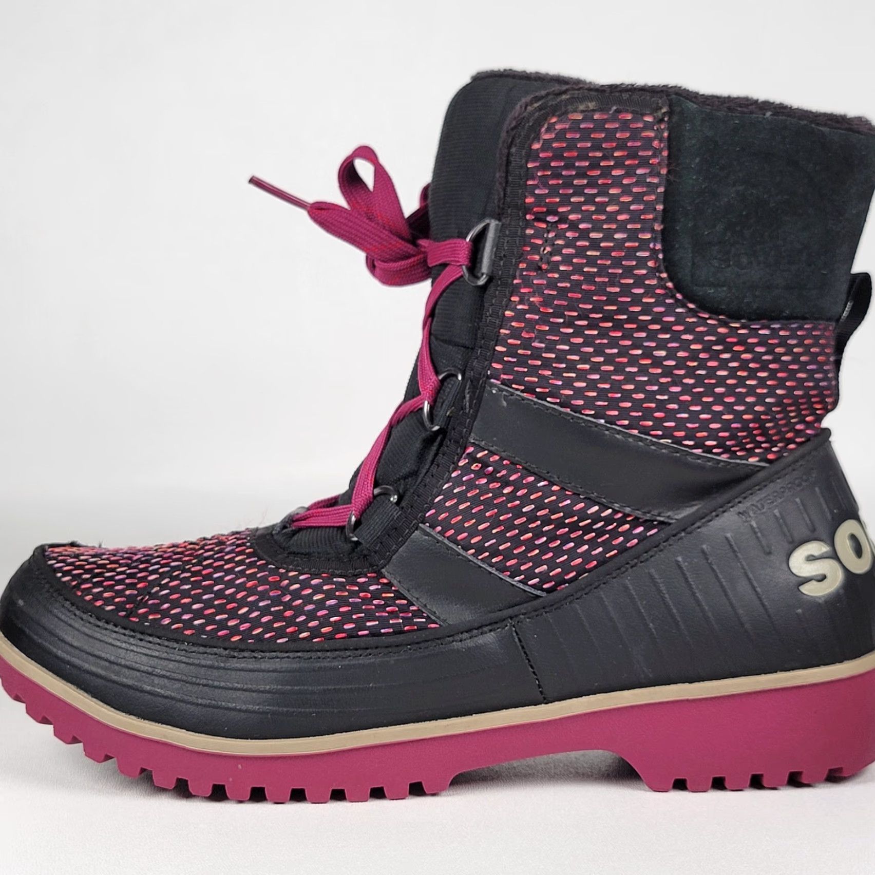 SOREL Sorel Tivoli II Women's Snow Boots Purple Fleece Lined Winter Size 10 Boots Womens Snow Boot Purple Fleece Lined Winter 10 US Size 10 UK 8 EU 41-41 Size M / US 6-8 / IT 42-44 - 6 Thumbnail