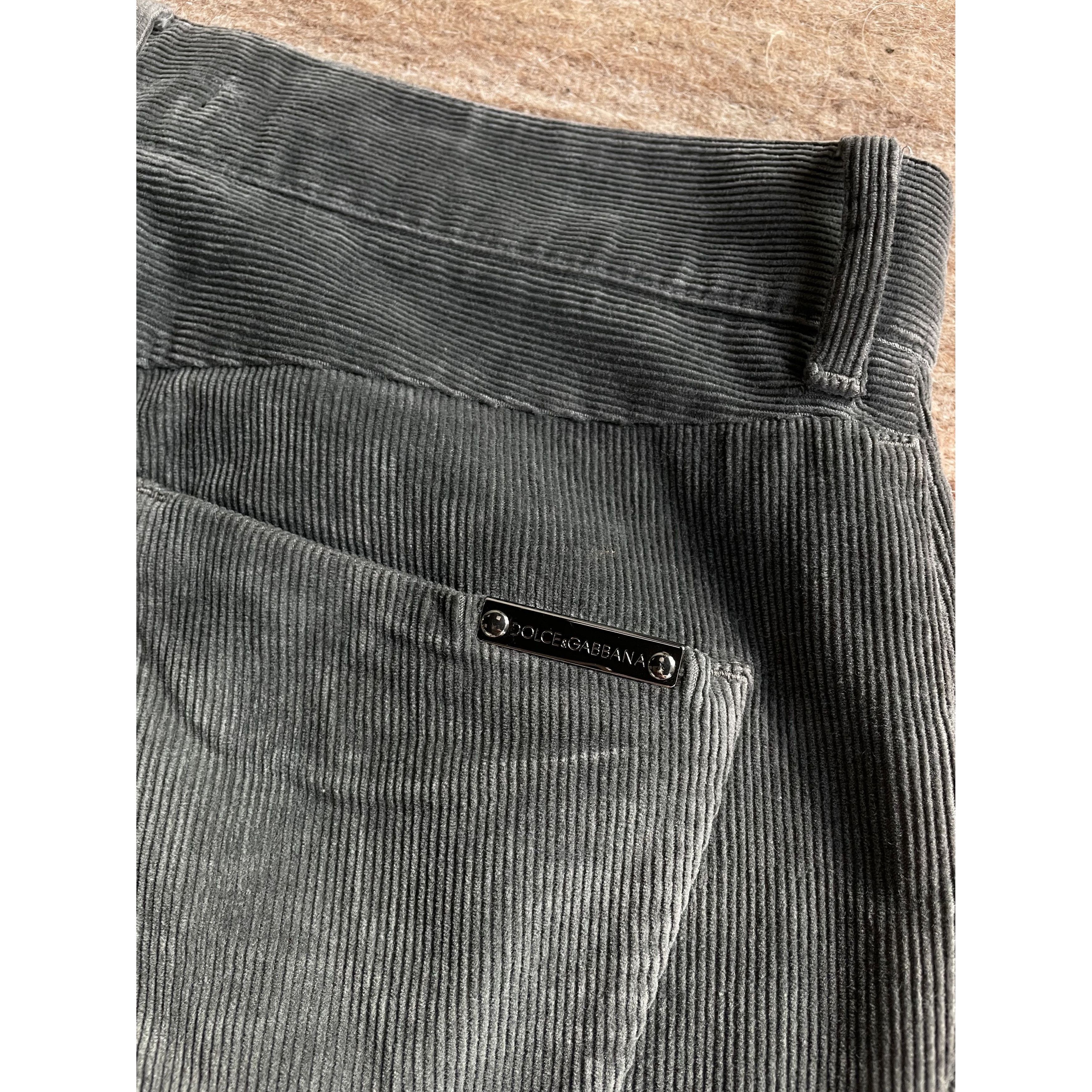 Dolce & Gabbana Dolce Gabbana Corduroy Low Waist Pants 7499AC Size US 34 / EU 50 - 5 Thumbnail