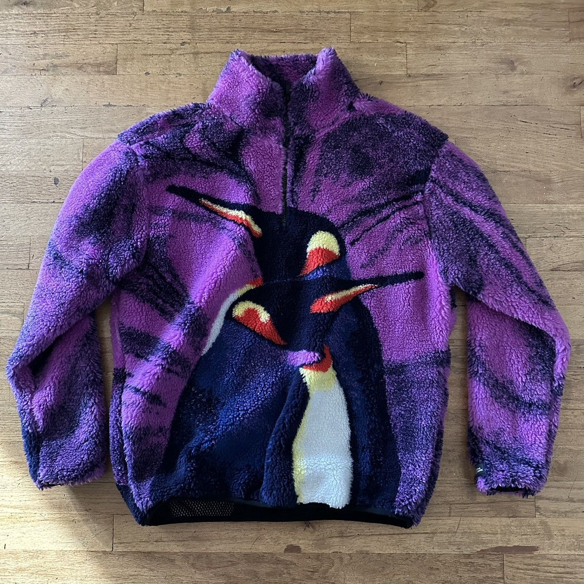 Generic NATIONAL GEOGRAPHIC PENGUINS 1/4 ZIP FLEECE JACKET | Grailed