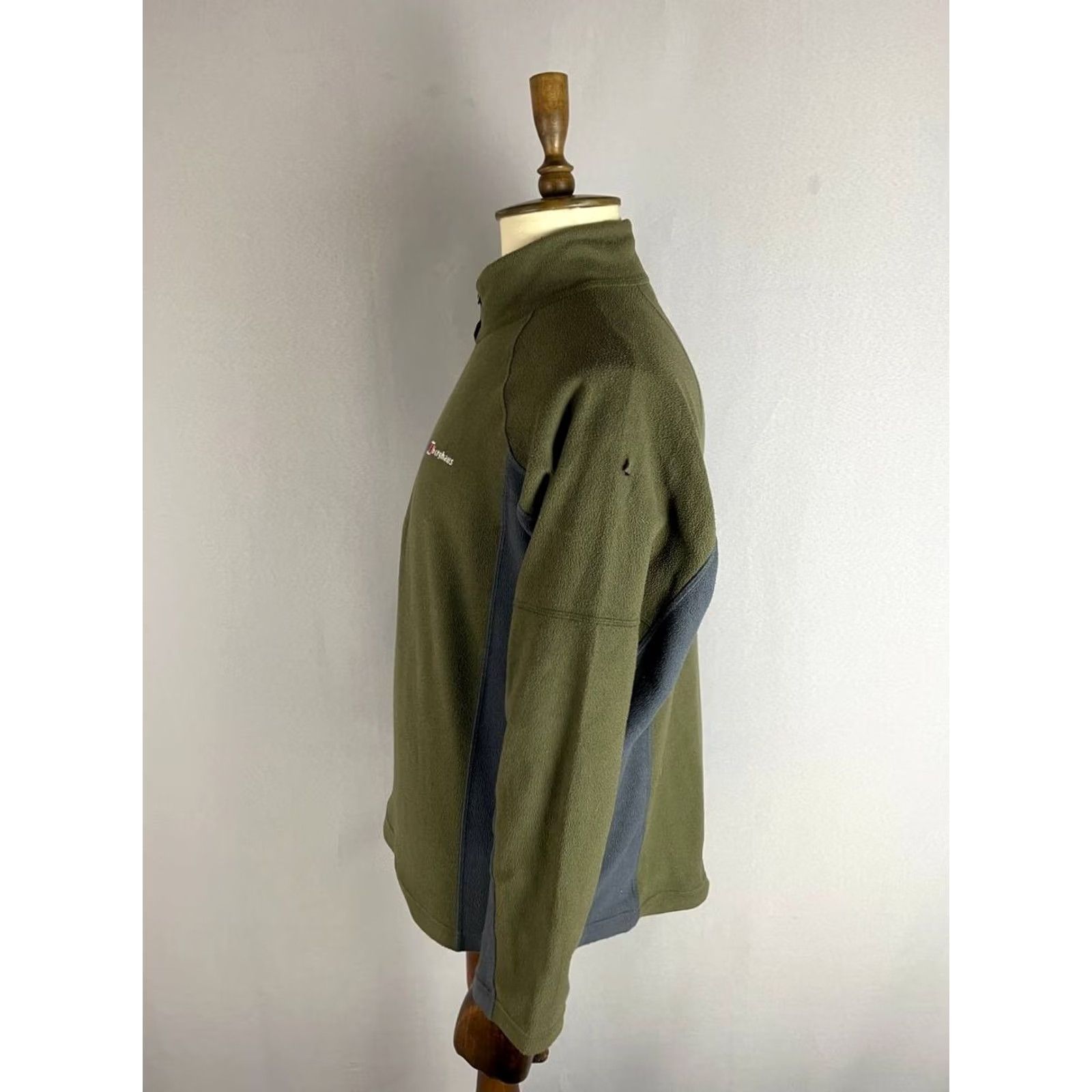 Berghaus Berghaus Mens Fleece Jacket Size L Olive Green Polyester Comfort Long Sleeve Size US L / EU 52-54 / 3 - 7 Thumbnail