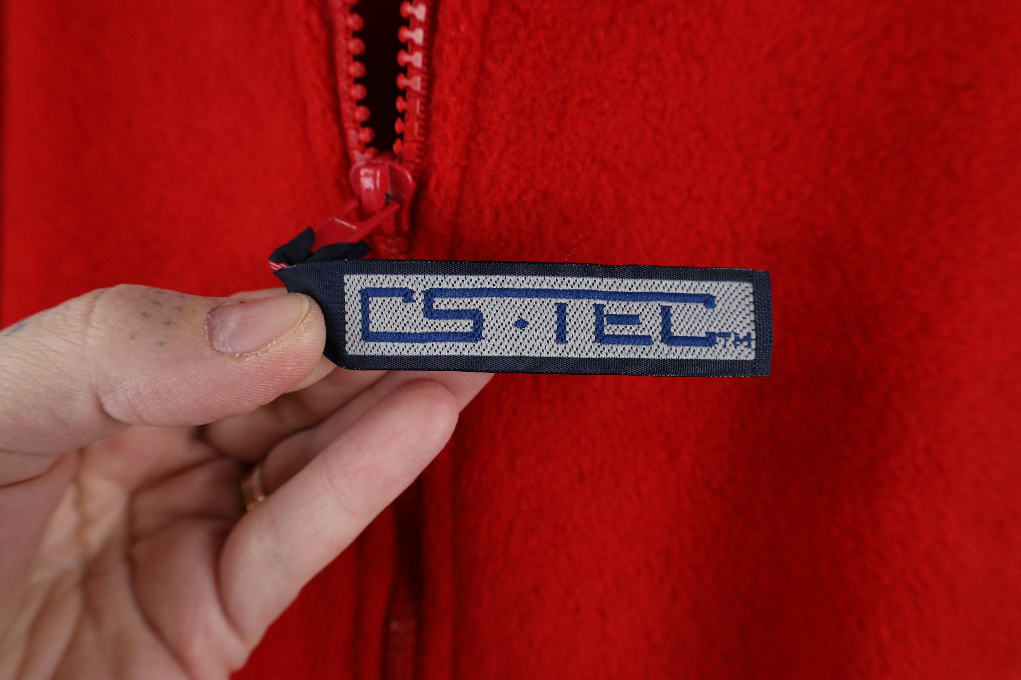 Vintage Vintage 90s Wings Hockey Half Zip Fleece Pullover Sweater Size US L / EU 52-54 / 3 - 5 Thumbnail
