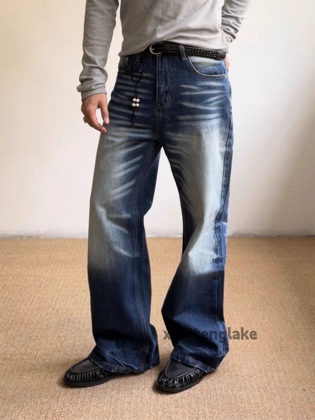 Jean zx vintage washed faded cleanfit punk grunge jeans Size US 28 / EU 44 - 4 Thumbnail