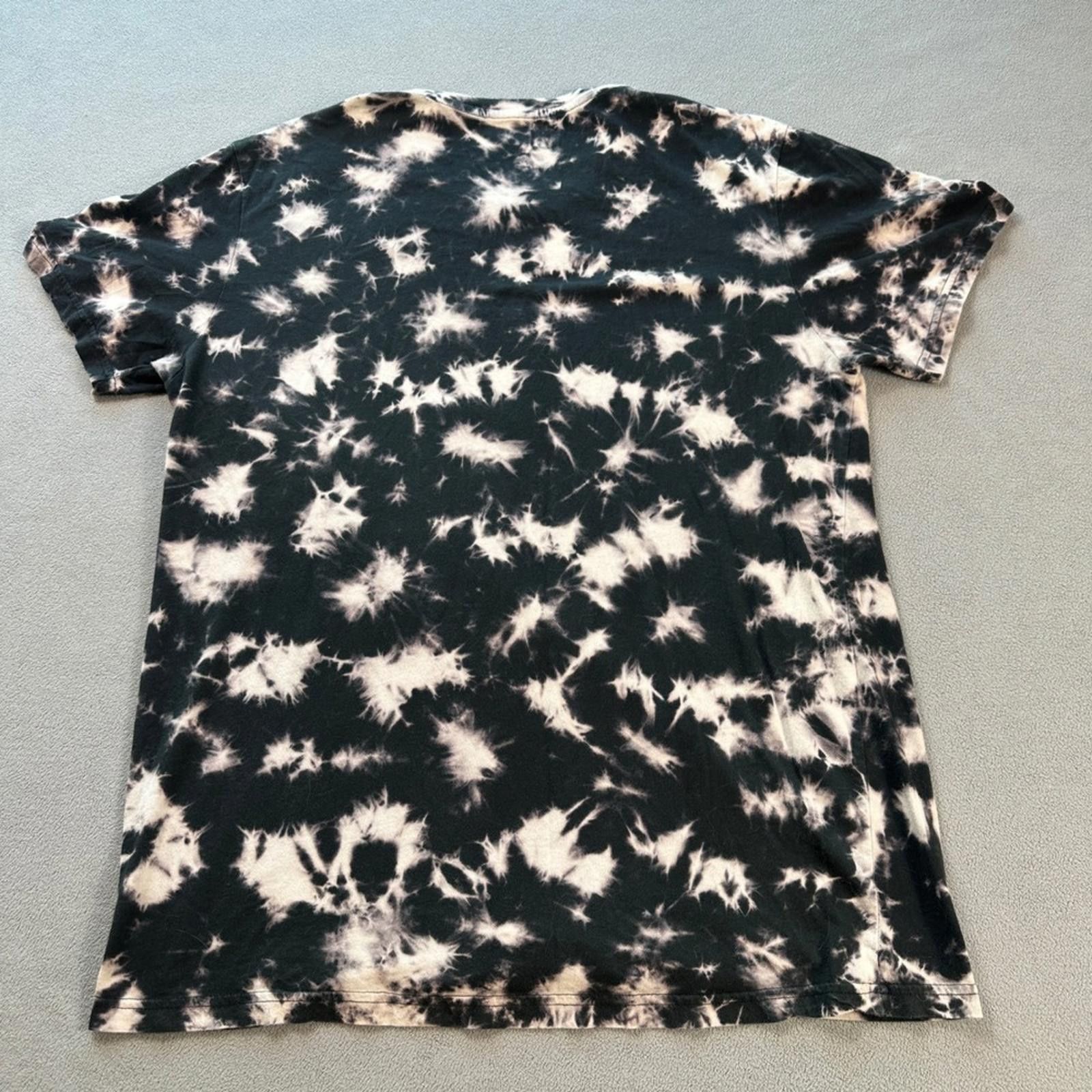Other YR T Shirt Men's X-Large Black White Tie Dye Graphic Cotton Size US XL / EU 56 / 4 - 2 Thumbnail