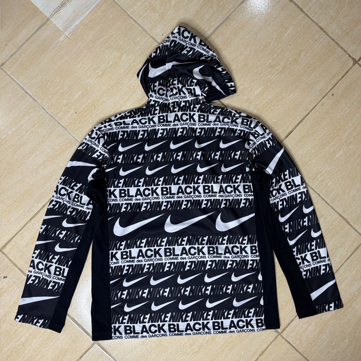 Comme des Garcons Comme des garcons x Nike black sweatshirt hoodie Size US XL / EU 56 / 4 - 2 Thumbnail