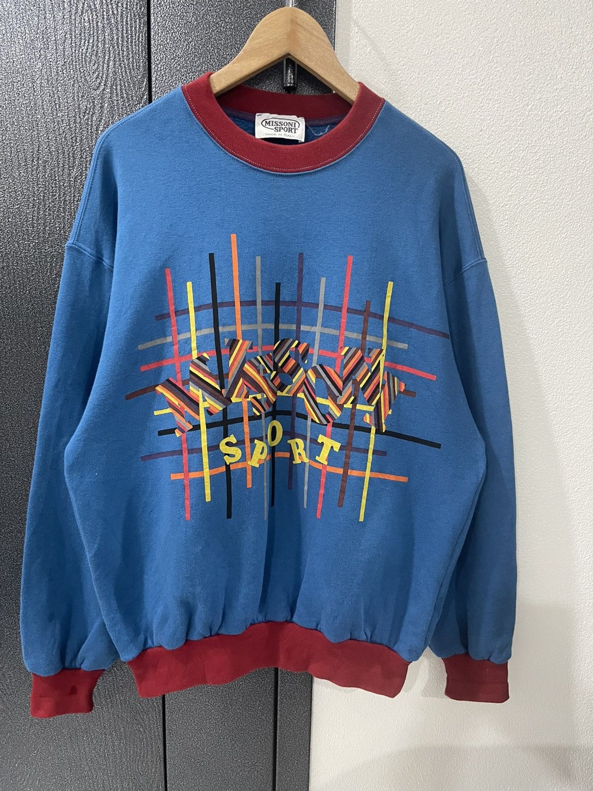 Missoni Vintage Missoni Sport Italy Sweatshirt Size US XL / EU 56 / 4 - 4 Thumbnail