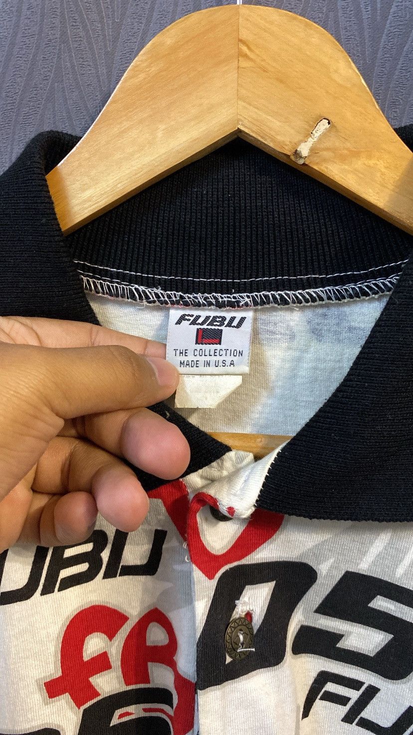 Fubu VINTAGE 90's FUBU HIPHOP AOP POLO TEE Size US XL / EU 56 / 4 - 3 Thumbnail