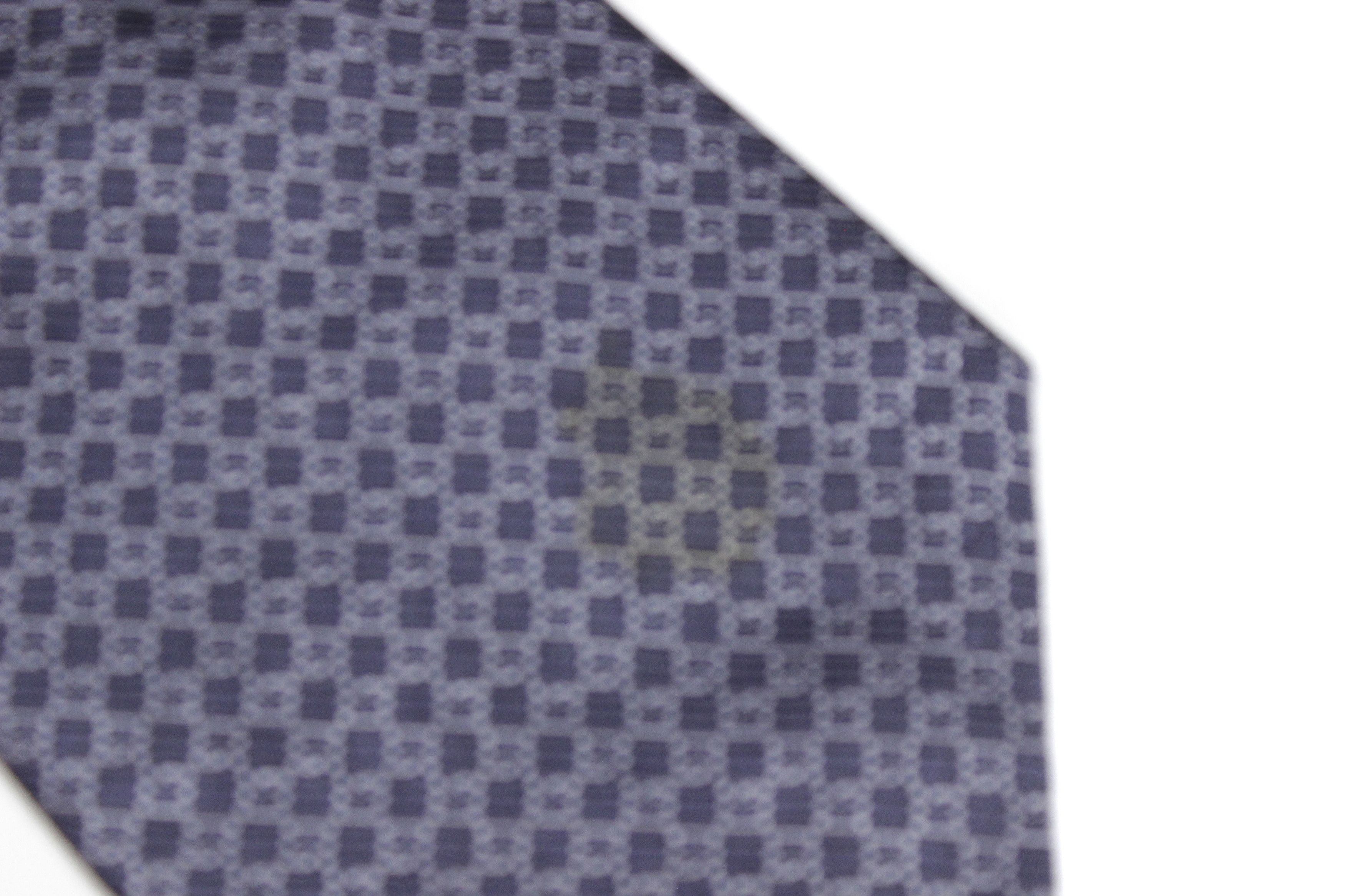 Gucci 00S Tom Ford Era Monogram Silk Tie Vintage Size ONE SIZE - 5 Thumbnail