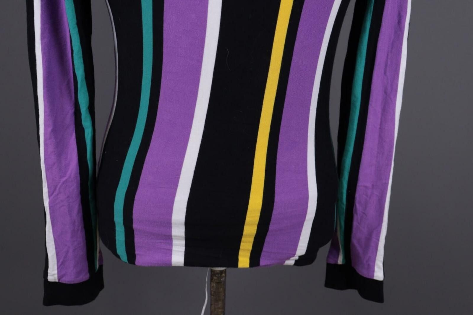 Karl Kani Karl Kani Multicolor Striped Center Logo Sweatshirt Size XS Size US XS / EU 42 / 0 - 8 Thumbnail
