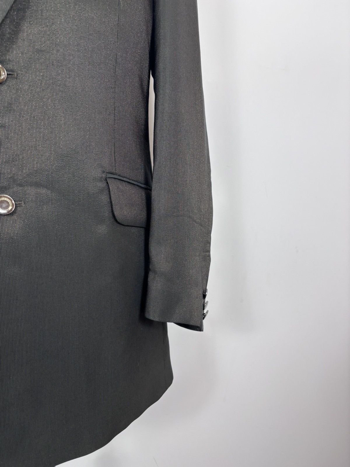 Lubiam Lubiam 1911 Cerimonia Shiny Brown Wool Blend Blazer Jacket Size 38R - 6 Thumbnail
