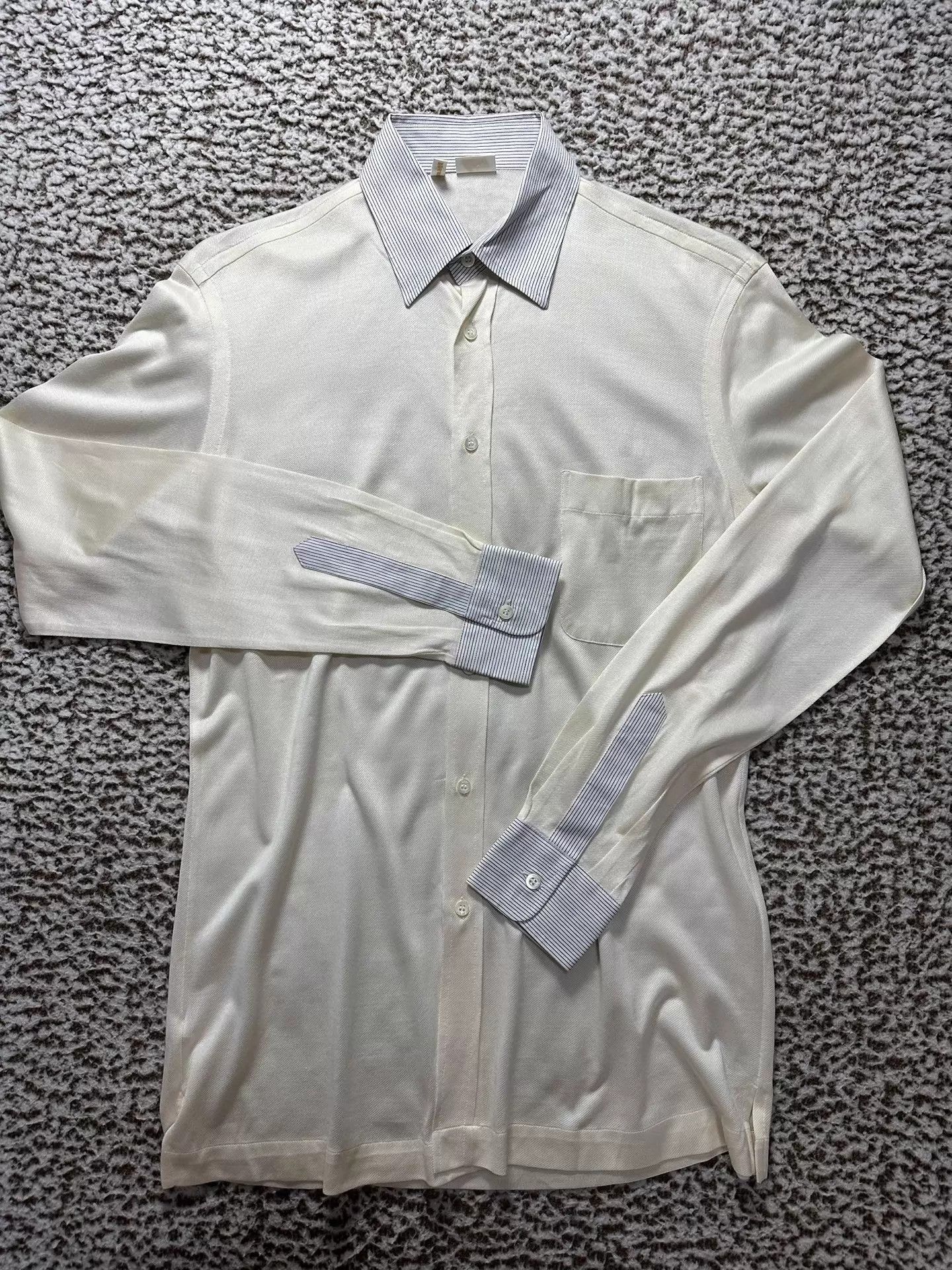 Brioni Brioni Silk Shirt Small Rare Deadstock Italian Made Size US S / EU 44-46 / 1 - 2 Thumbnail