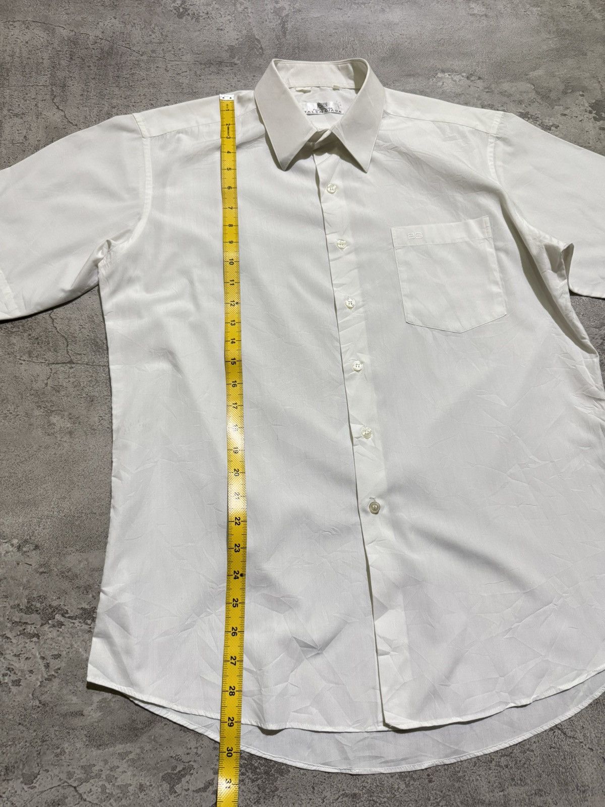 Balenciaga VINTAGE BALENCIAGA BB POUR HOMME SHIRT Size US L / EU 52-54 / 3 - 5 Thumbnail