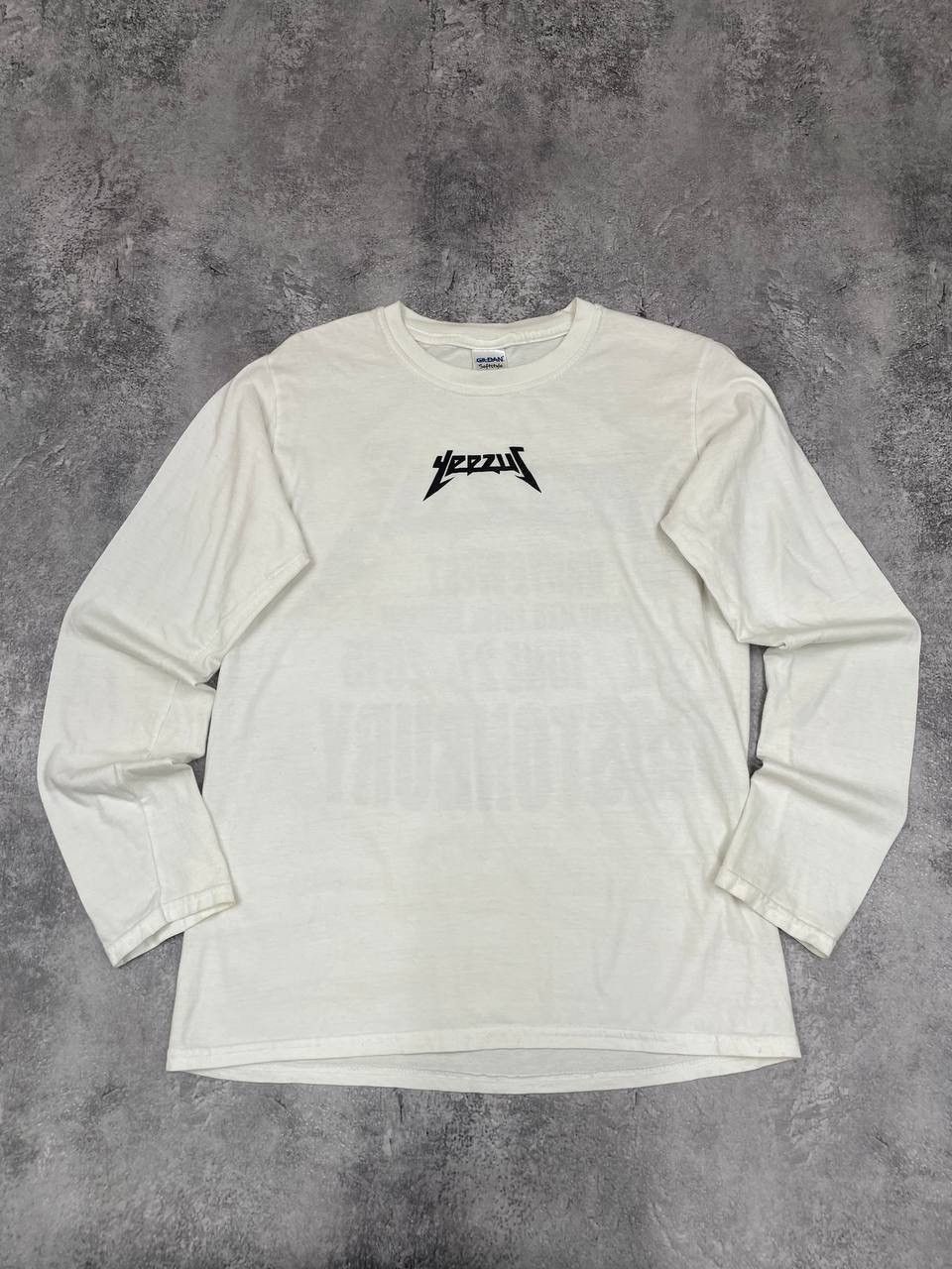 Other Yeezus Men Cotton Long Sleeve T Shirt White Casual Size S Size US S / EU 44-46 / 1 - 1 Thumbnail