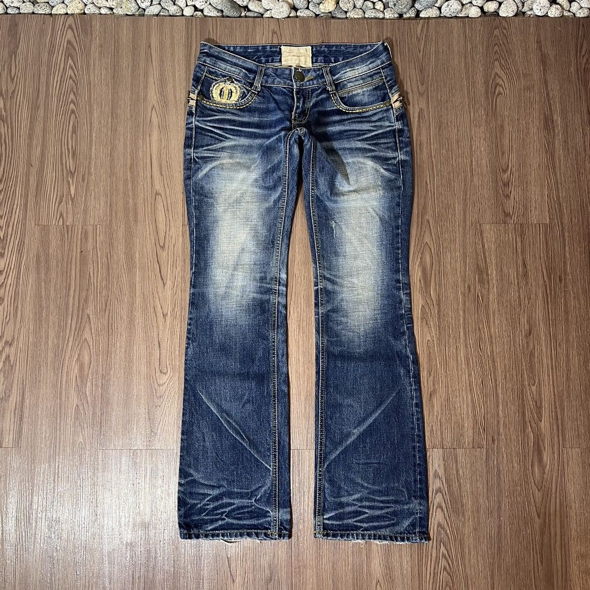 Japanese Brand Lolita Crown Yoshitomo Nara whiskers denim Size US 32 / EU 48 - 2 Thumbnail
