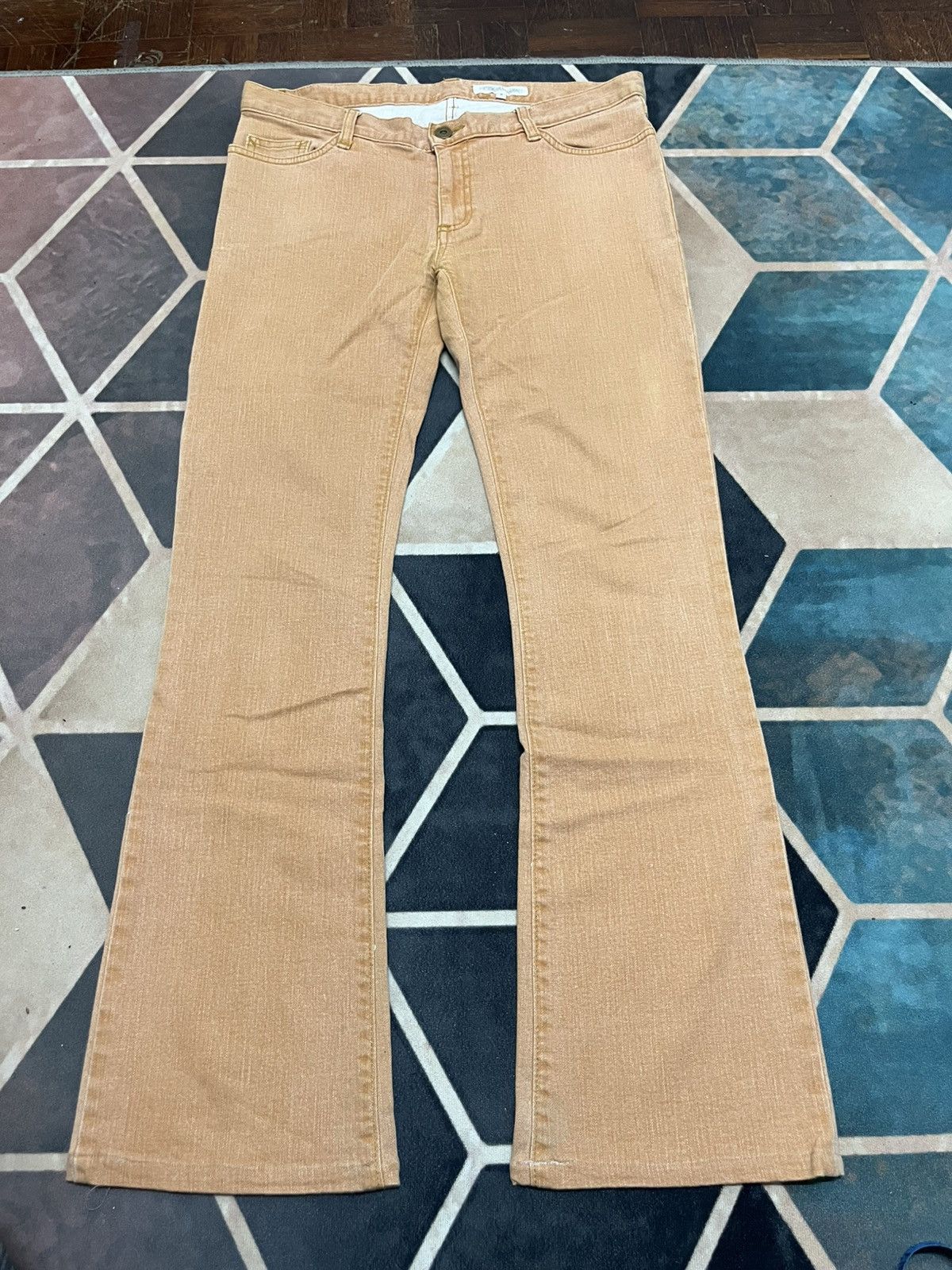 Norma Kamali Norma Kamali FLARE Denim Jeans Size 32" / US 10 / IT 46 - 7 Thumbnail