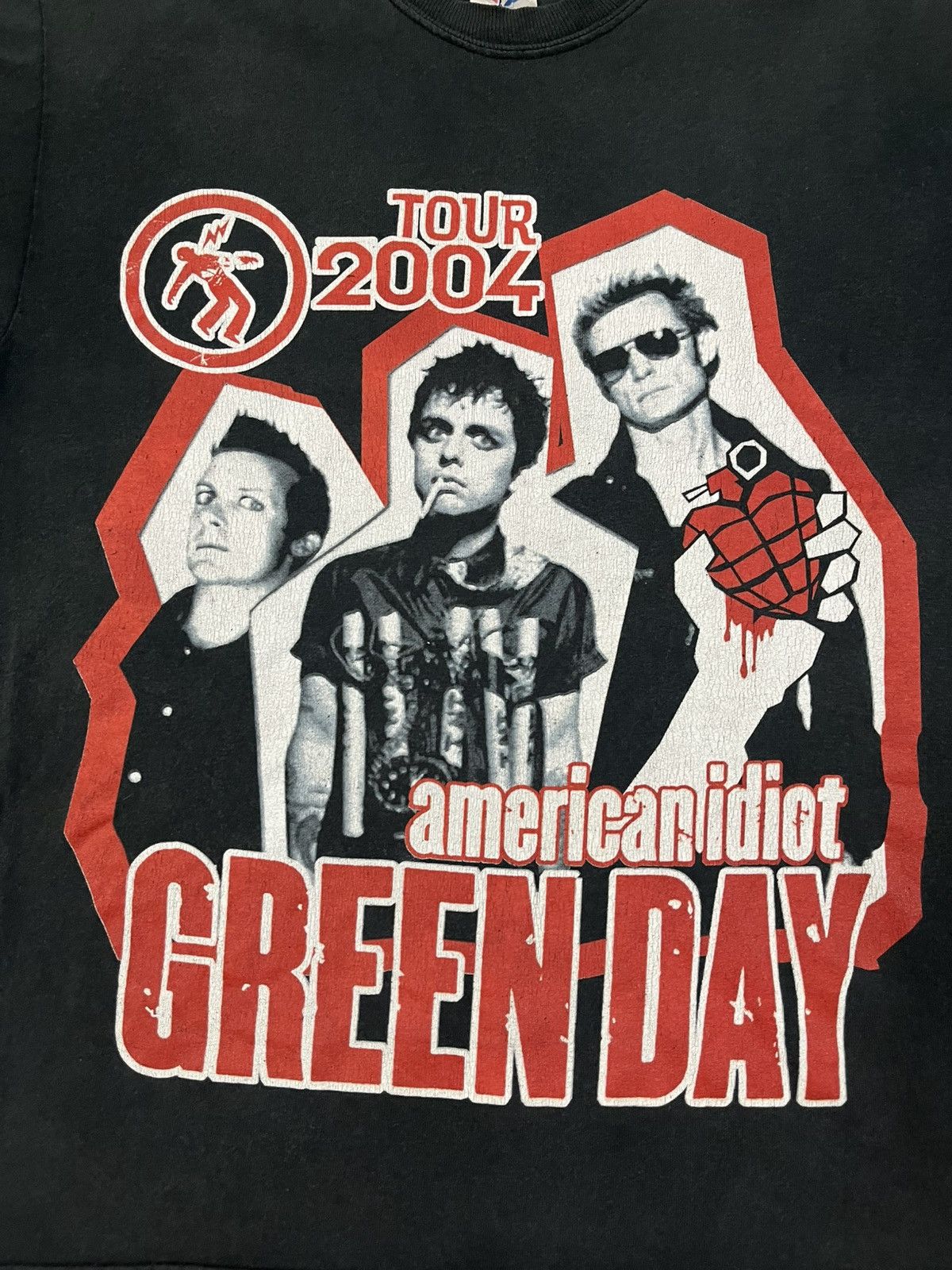 Band Tees × Vintage Vintage Greenday Tour 2004 Tshirt Size US M / EU 48-50 / 2 - 3 Thumbnail